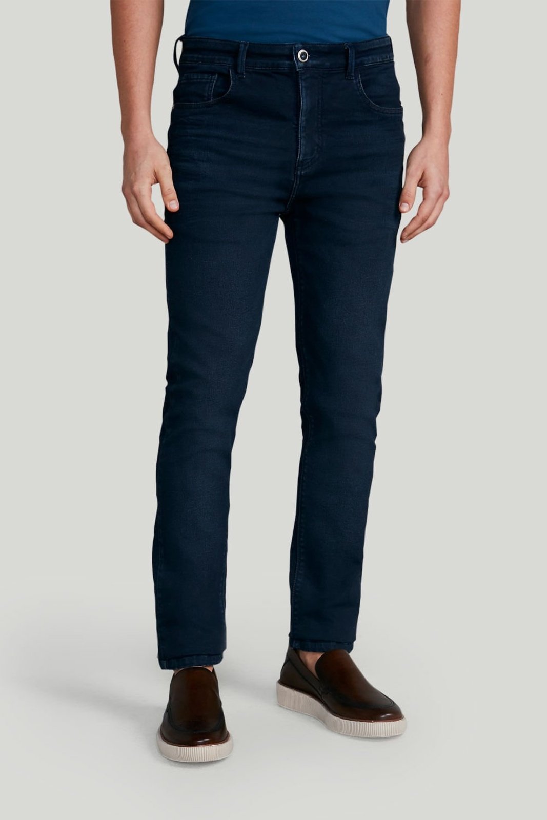 HIGHSTIL Calça Jeans Slim Fit – Lavagem Escura