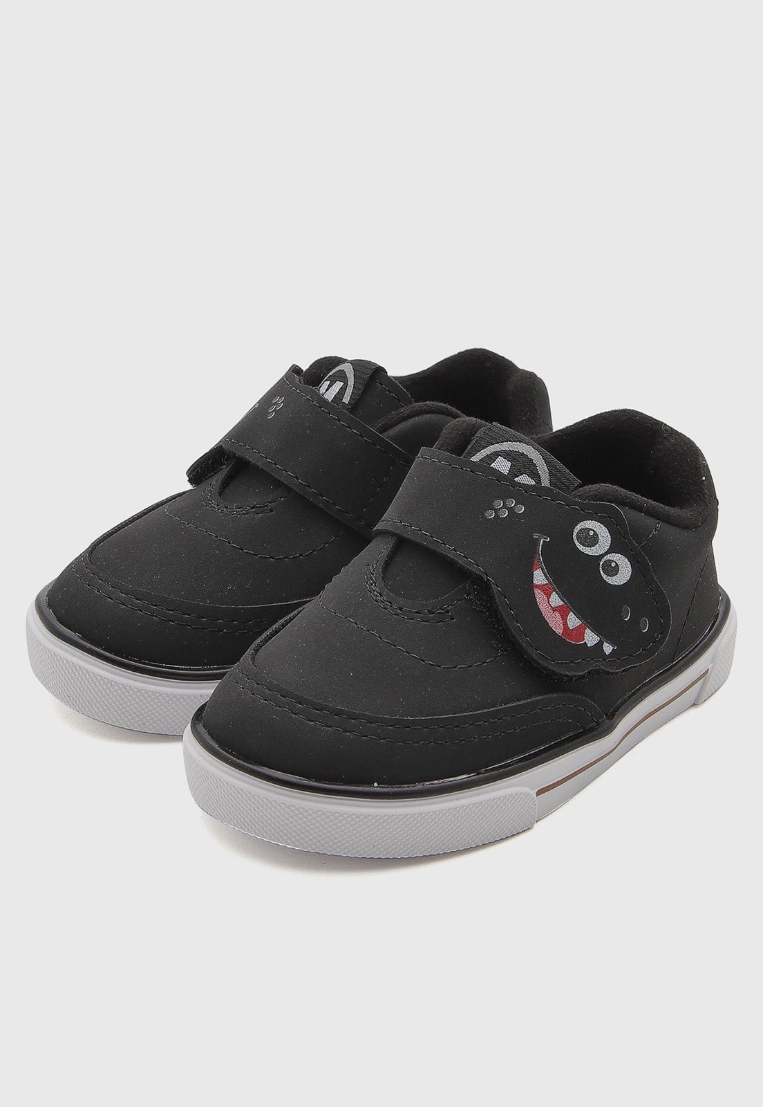 Infantil - Tênis Molekinho Detalhe Lúdico Preto