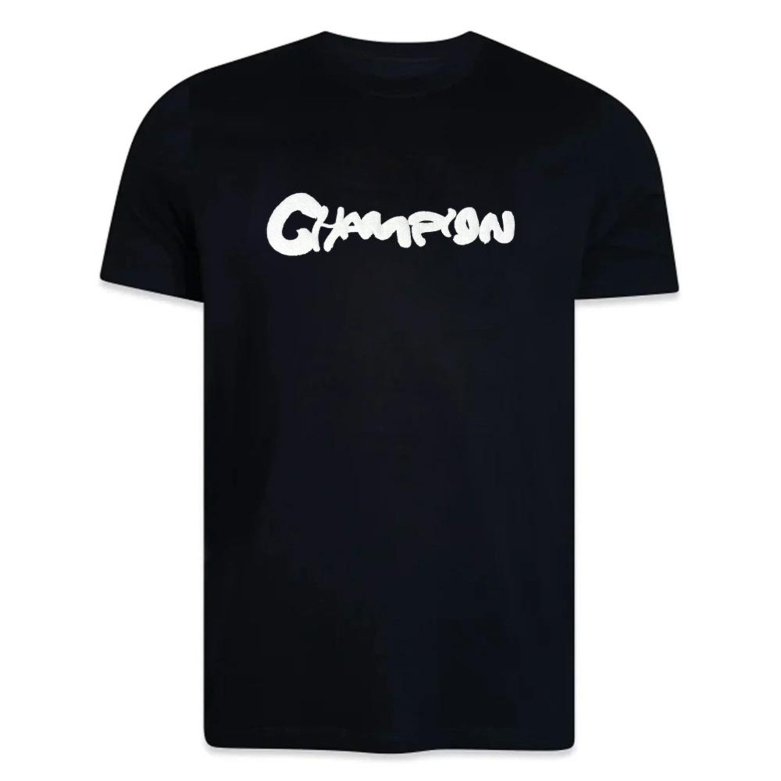 Vista 2 Camiseta Champion Malhão Paint Masculino preto Champion preto