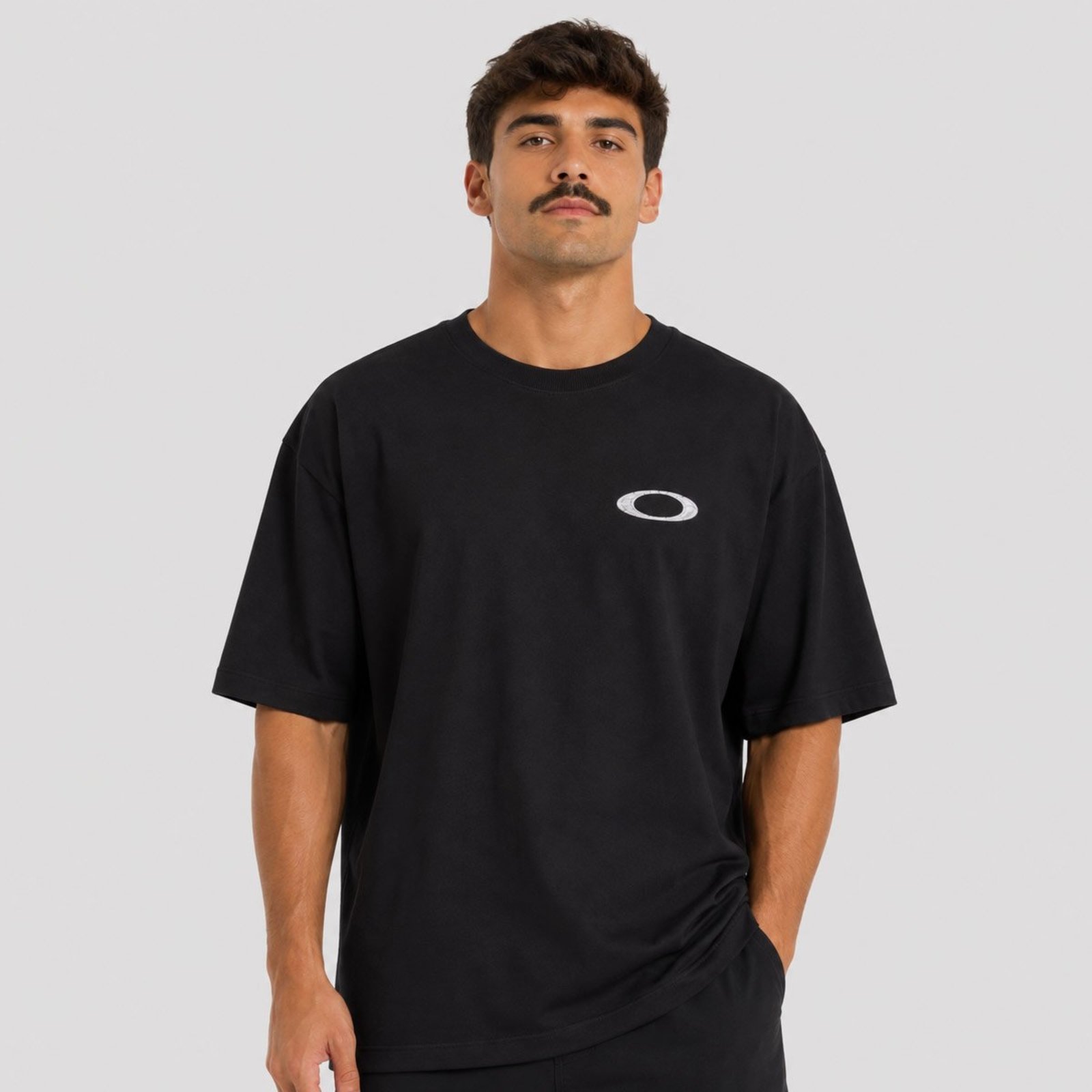 Camiseta Oakley Cyberflora Bloomin Hand SS Preta
