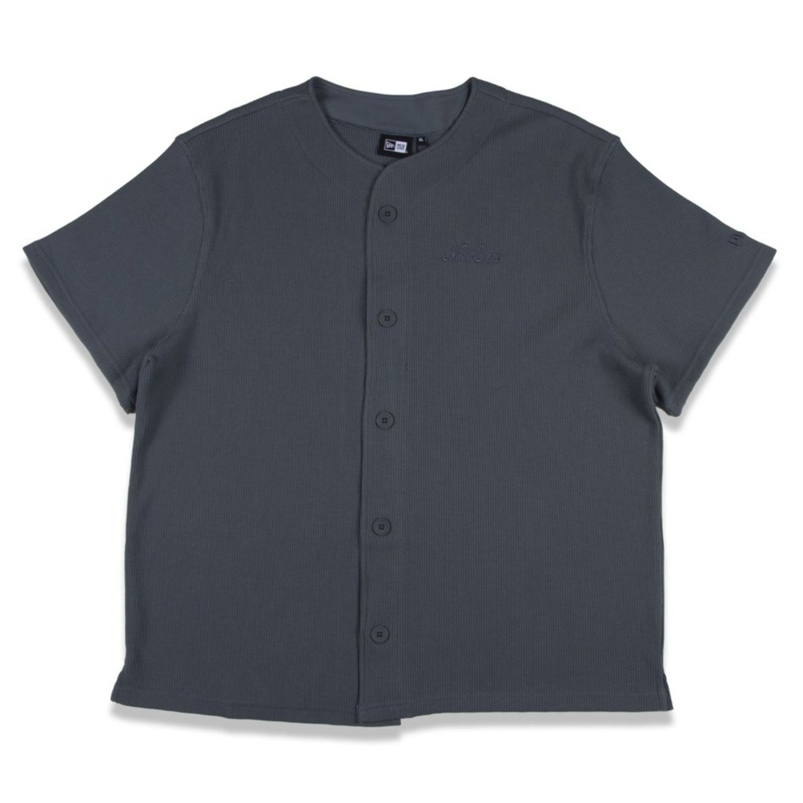 Camiseta New Era Regular Booking Program Cinza
