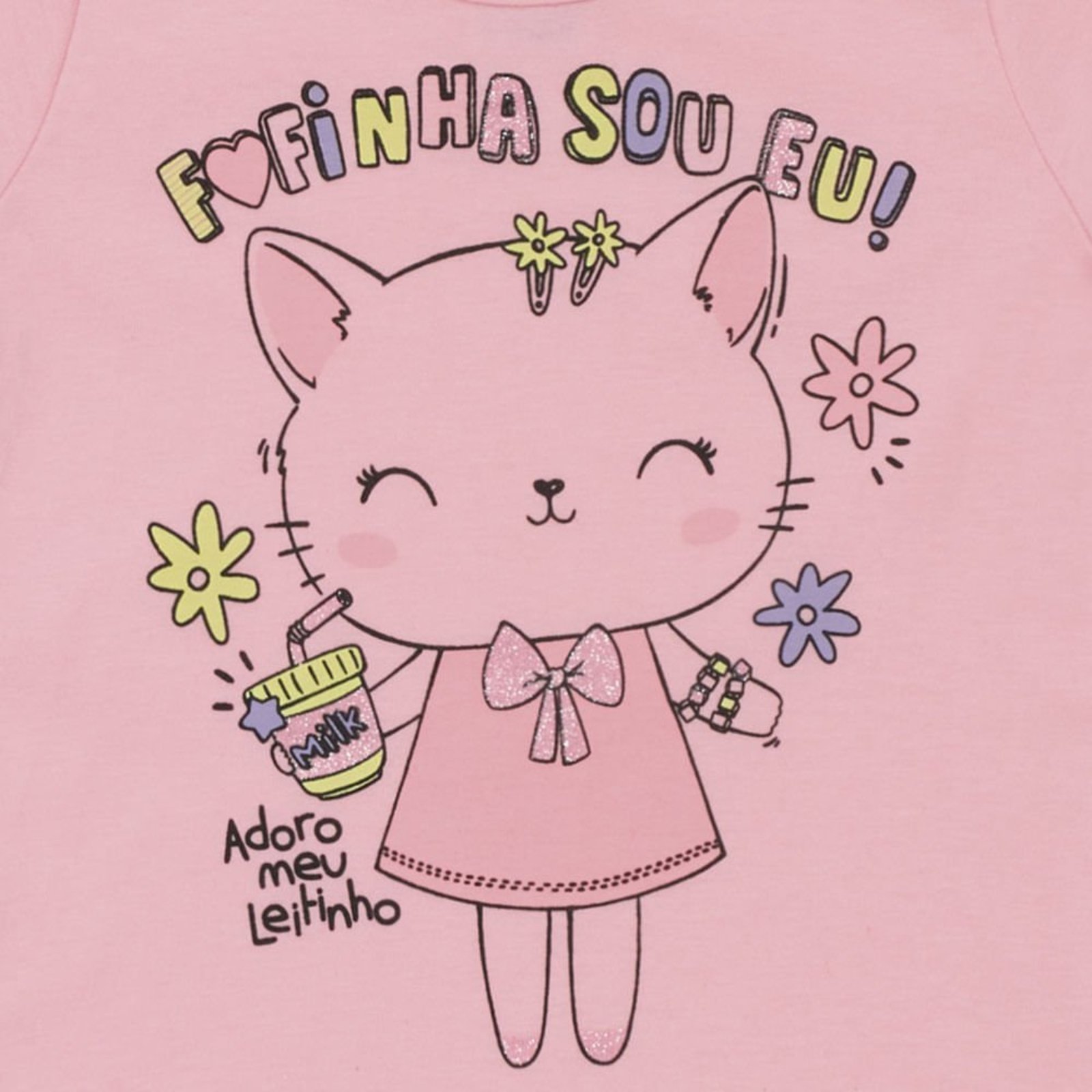 Infantil - Blusa Menina - Rosa Lumi - 47600-1183