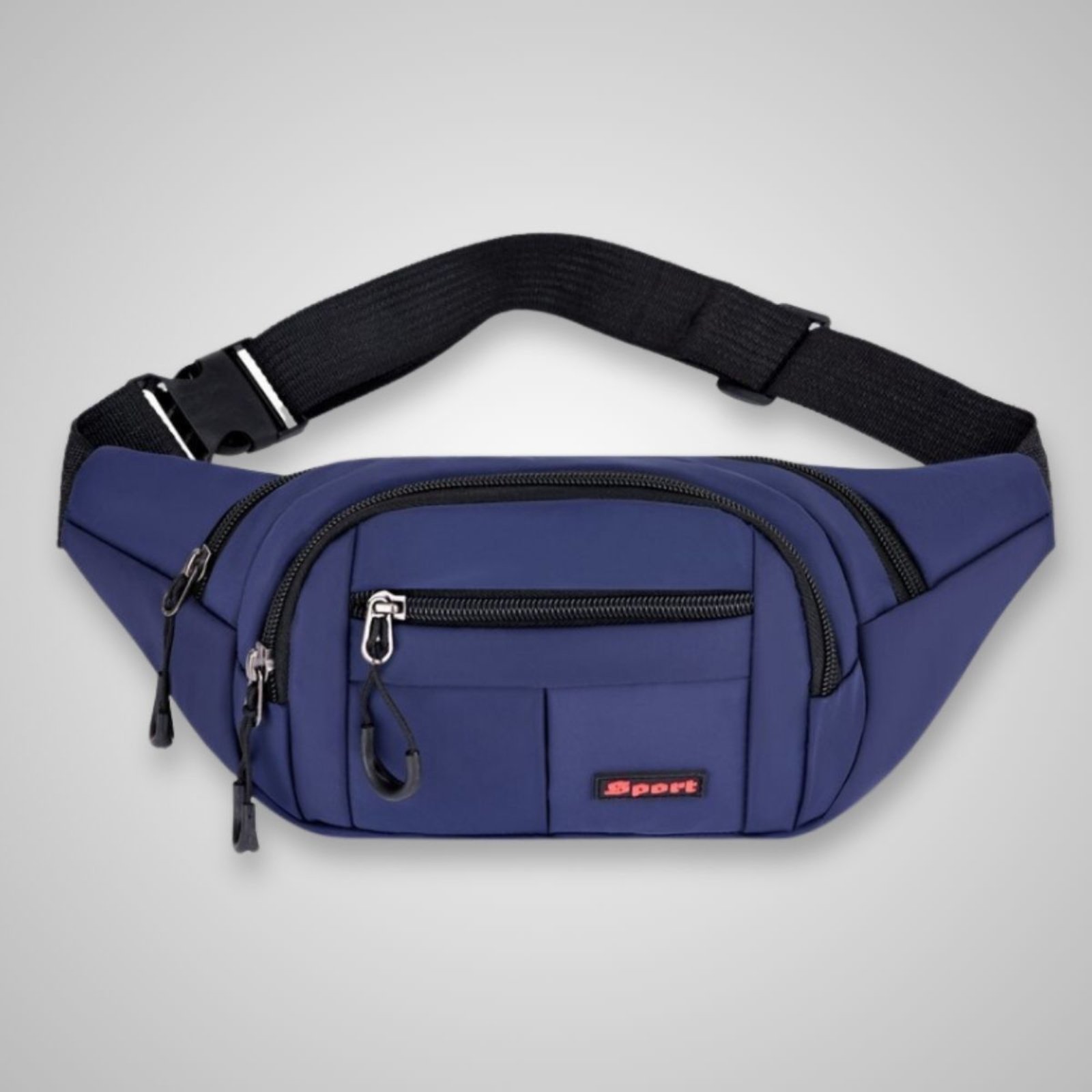 Pochete Masculina Bolsa de Cintura Shoulder Bag Impermeável Multiuso Star Shop Azul