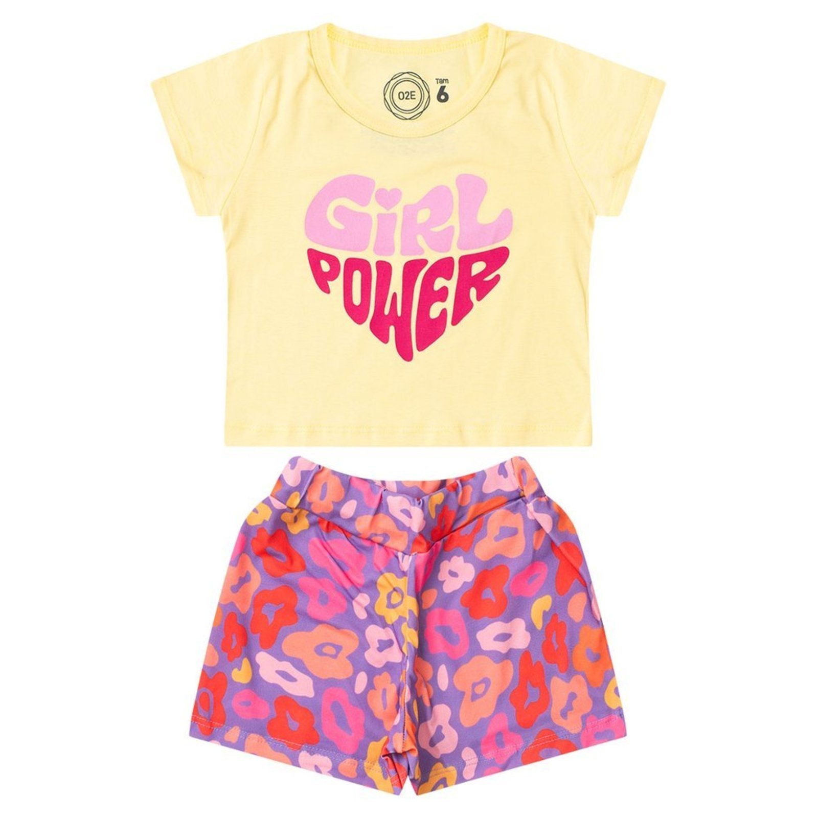 Infantil - Conjunto Menina Girl Power Verão