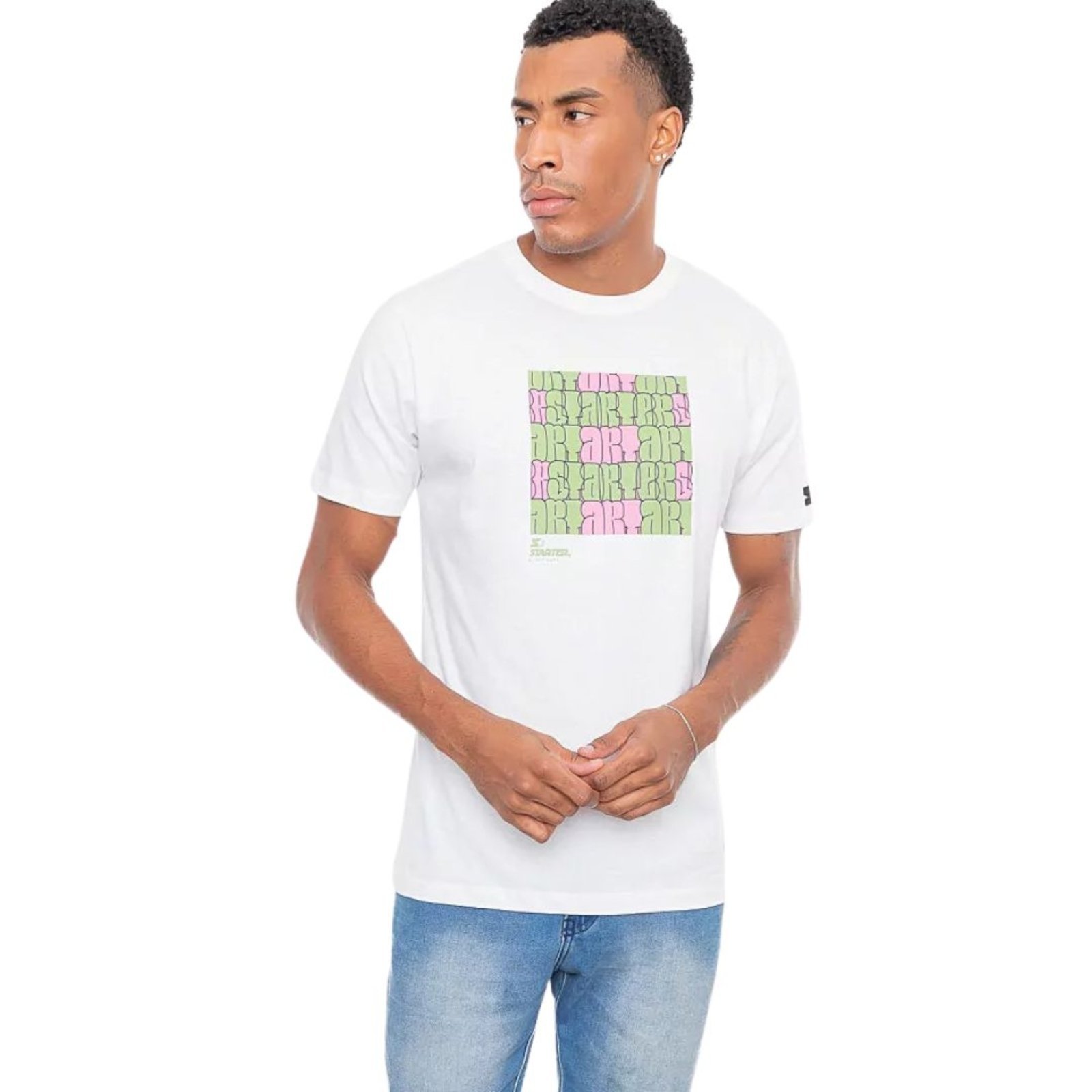 Camiseta Starter ART Masculina Branca Original Street