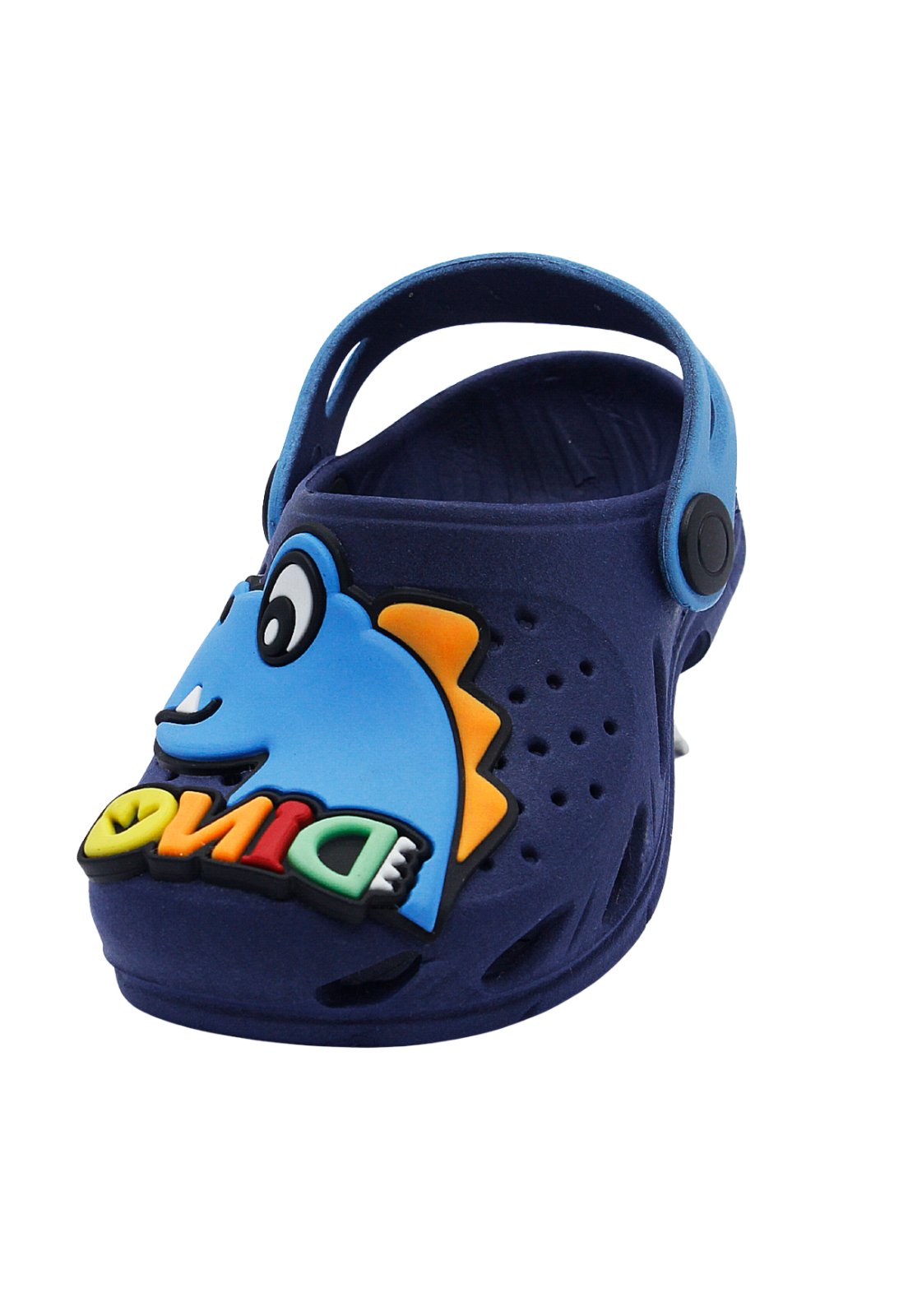 Infantil - Babuche Plugt Menino Dinossauro Marinho