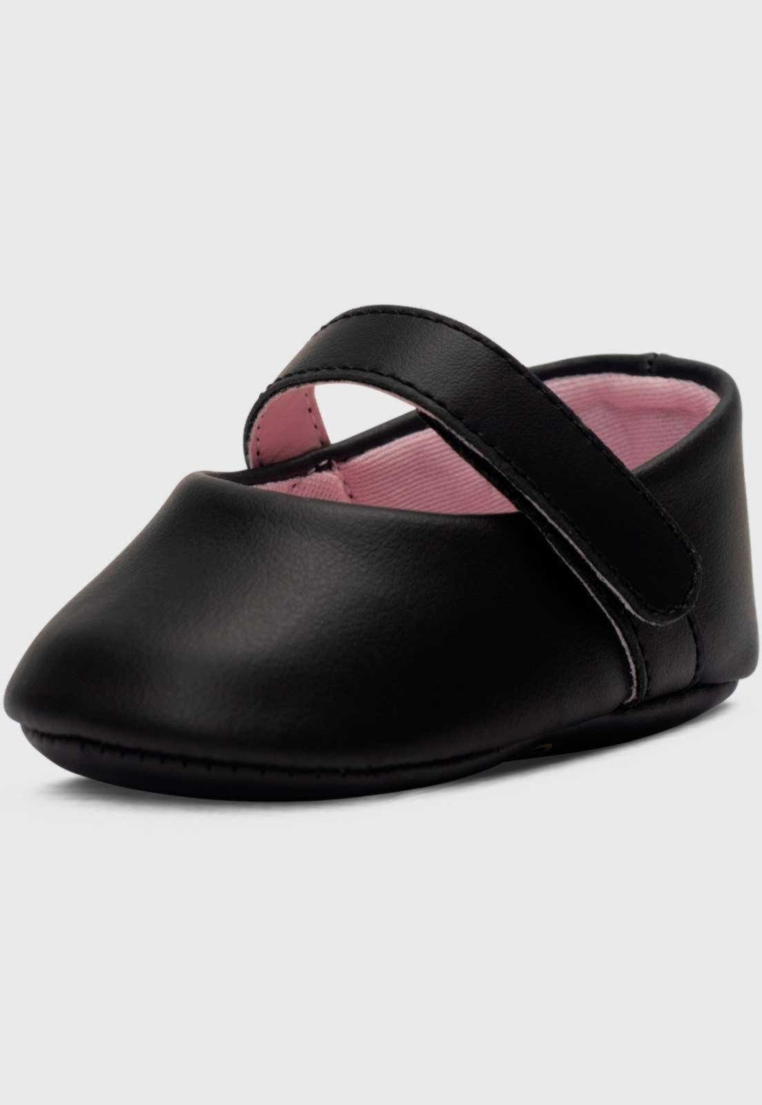 Infantil – Sapatinho Pópidi Menina Sapatilha Preto