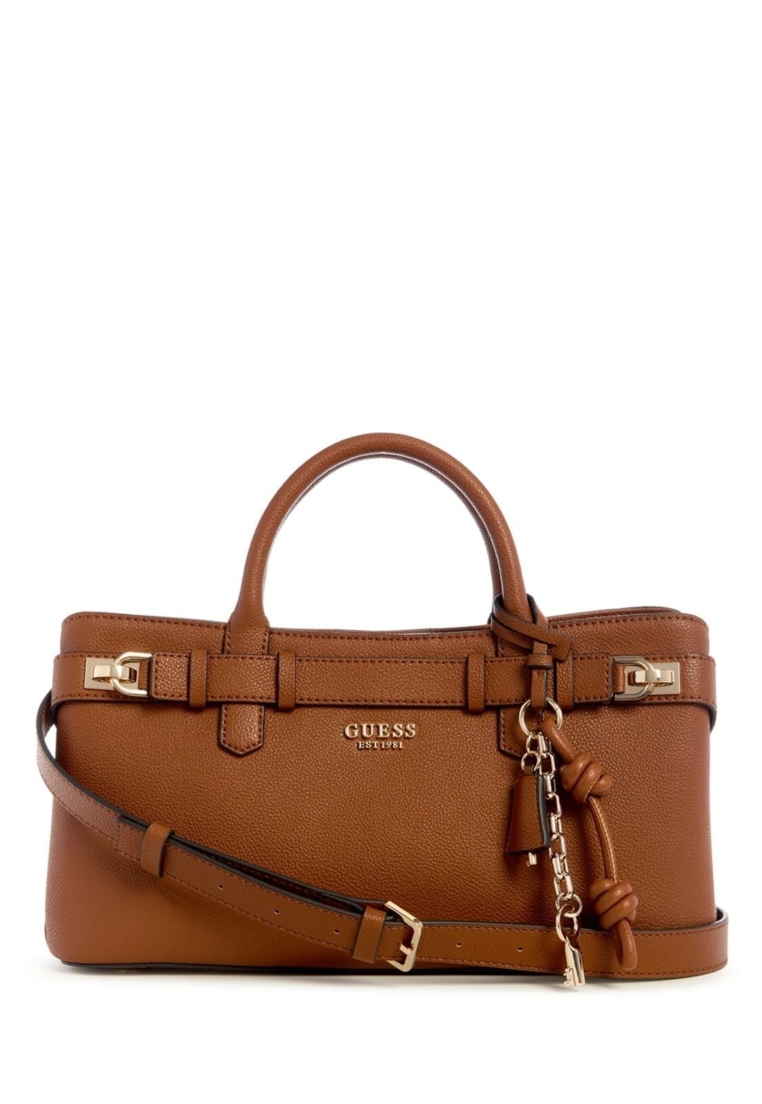 Bolsa Guess Gregoria Girlfriend Satchel Marrom