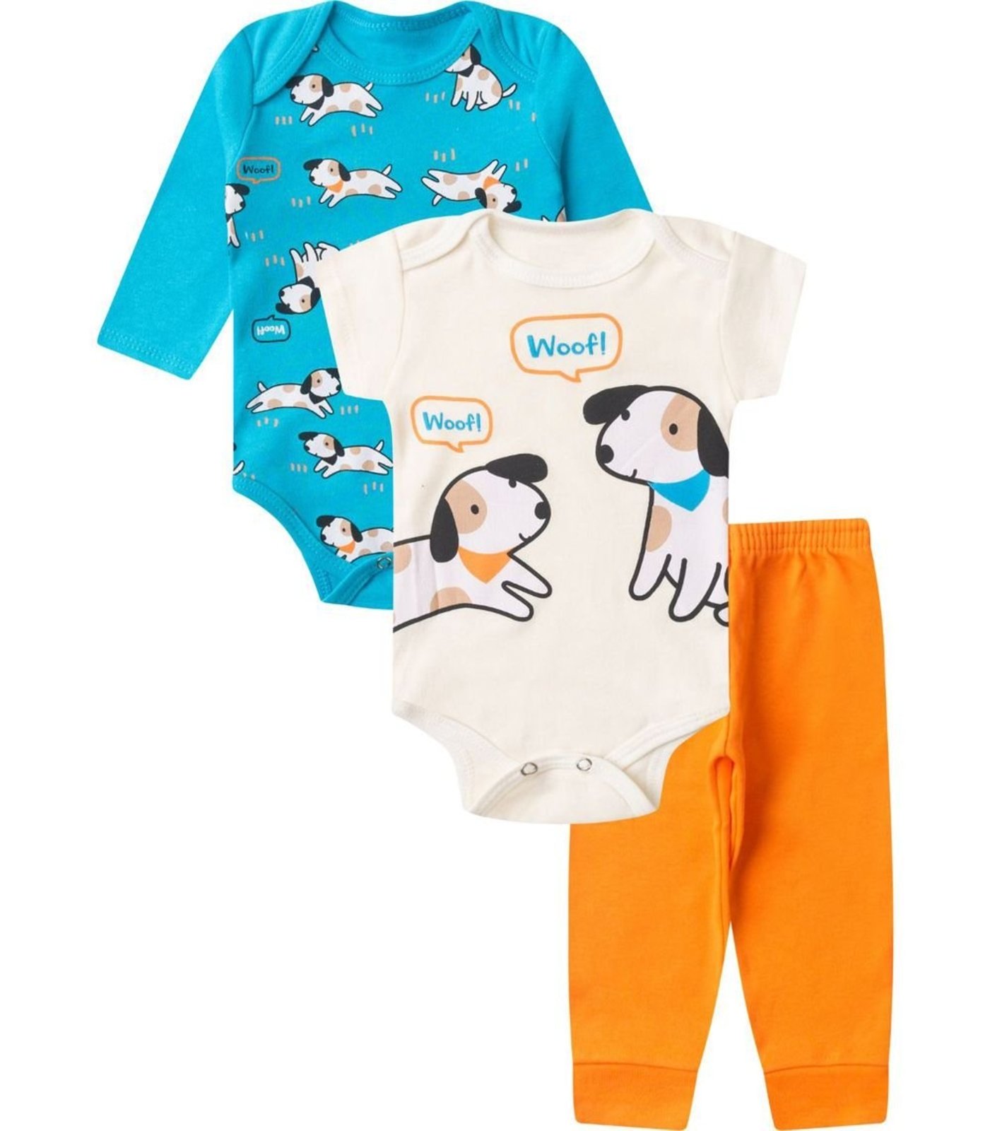 Infantil - Kit Body Longo 3 Peças Select Azul