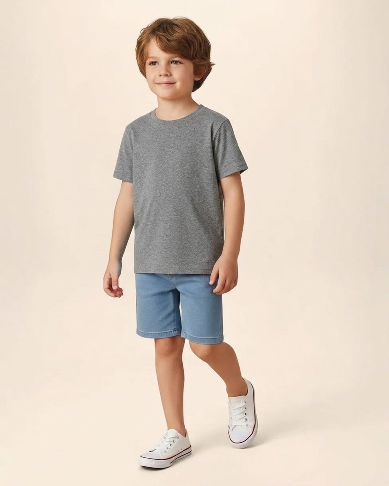 Infantil - Camiseta Menino Decote Redondo Em Algodão Malwee