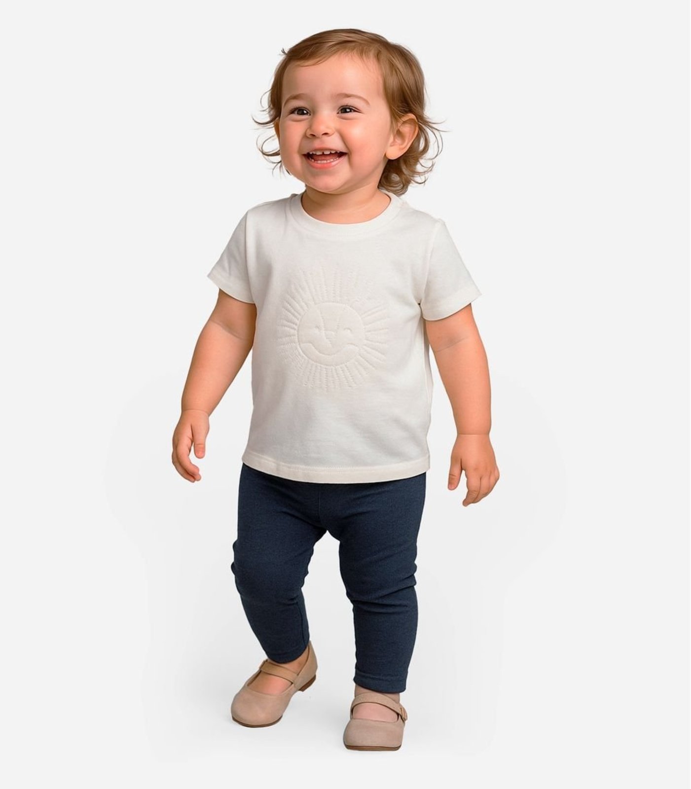 Vista 2 Infantil - Camiseta Masculina Trick Nick Rovitex bege Rovitex bege