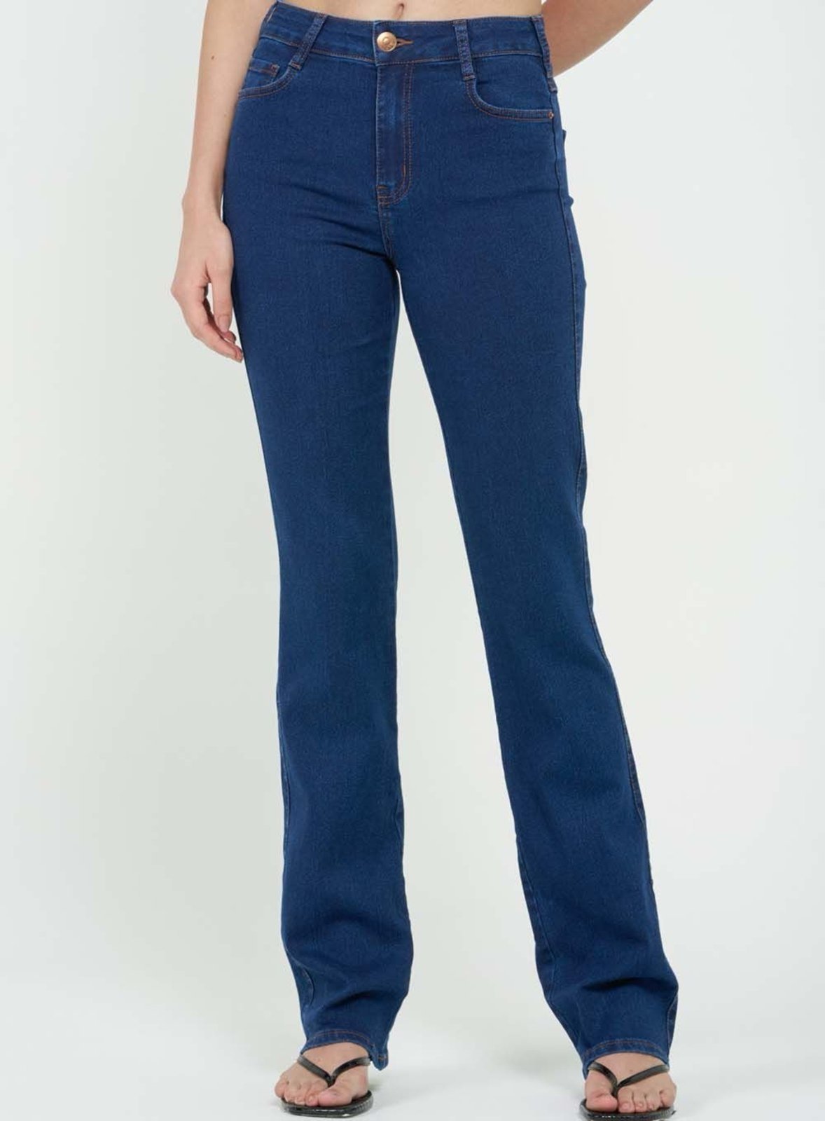 Calça Jeans Reta Stretch Colcci CLC Indigo