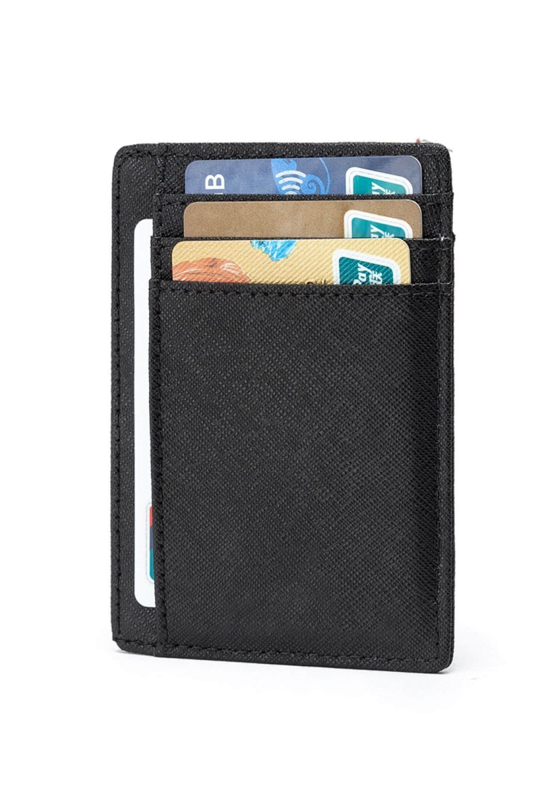 Carteira Masculina Crosswave Pu Porta Cartões 11.5cm