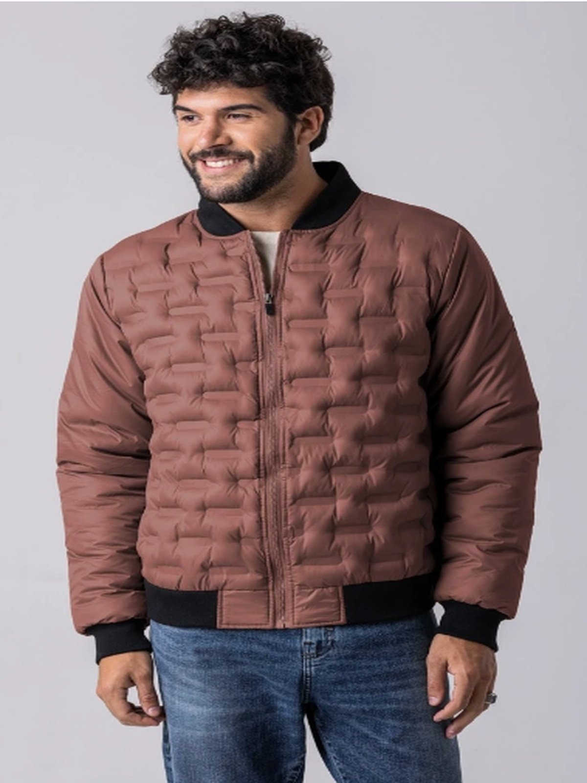 Jaqueta Masculina Street Rock e Soda Marrom