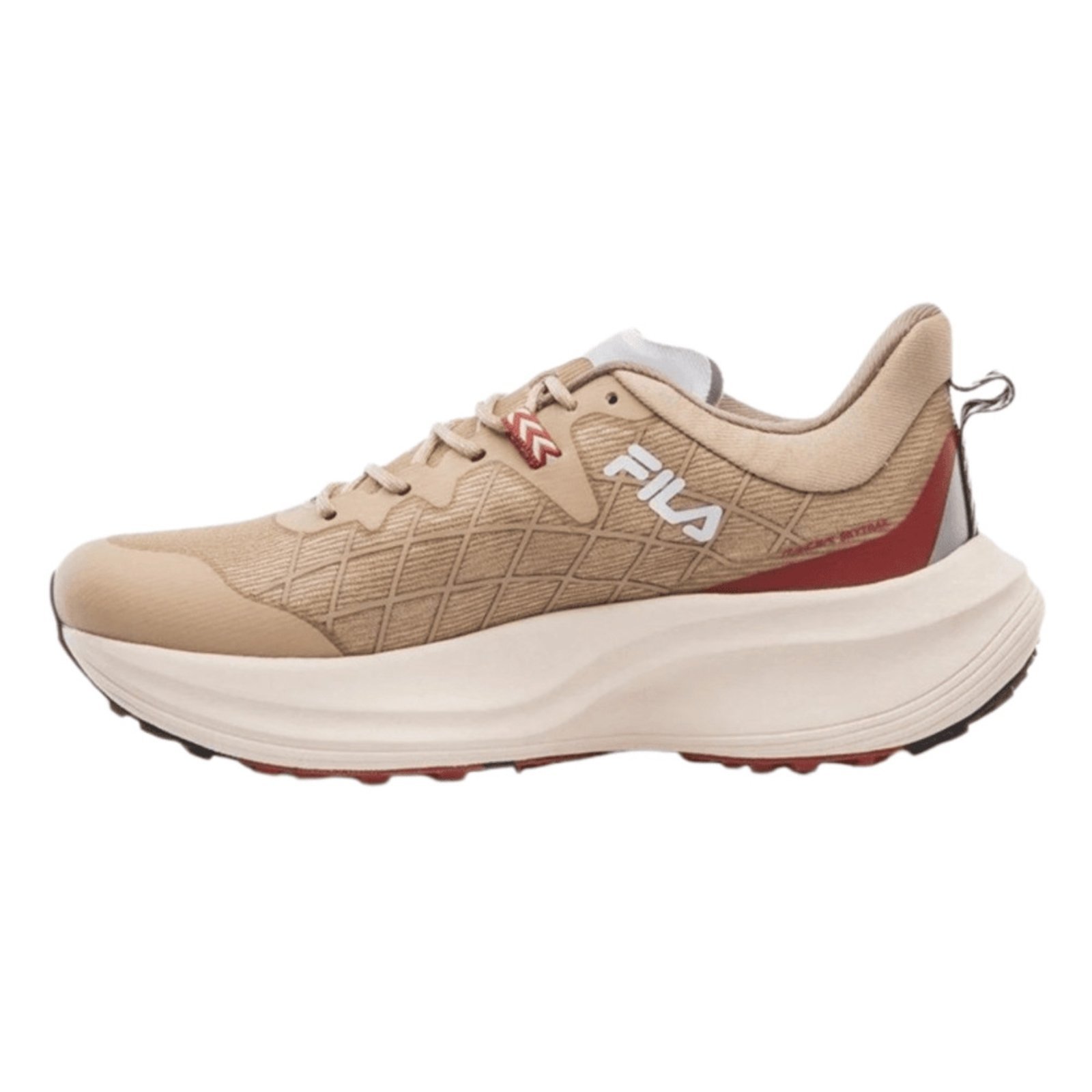 Vista 3 Tênis Fila Racer Skytrail Feminino - Bege/oliva Avermelhado marrom Fila marrom