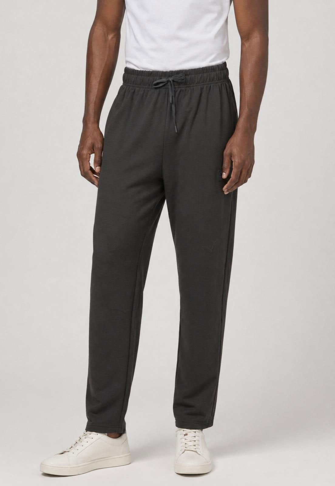 Calça de Moletom Masculina Red Nose Cintura Média Grafite