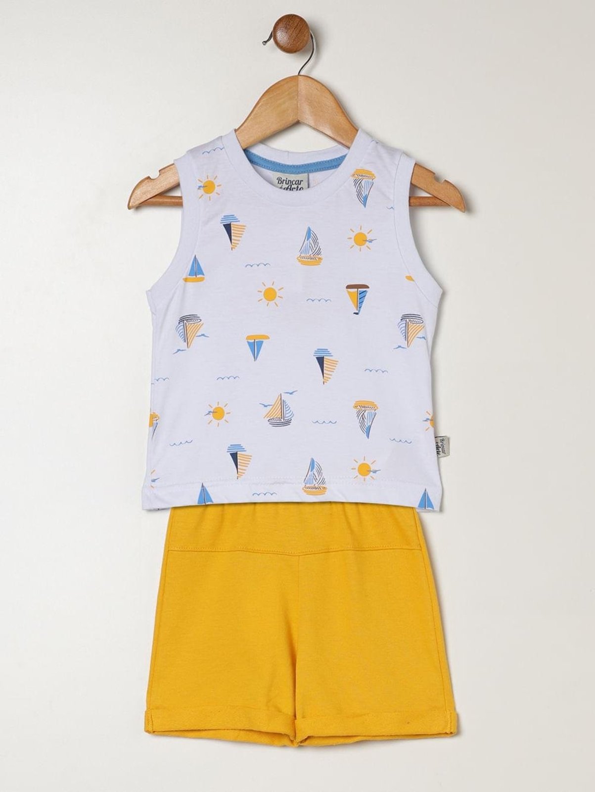 Infantil - Conjunto Curto Para - BRANCO
