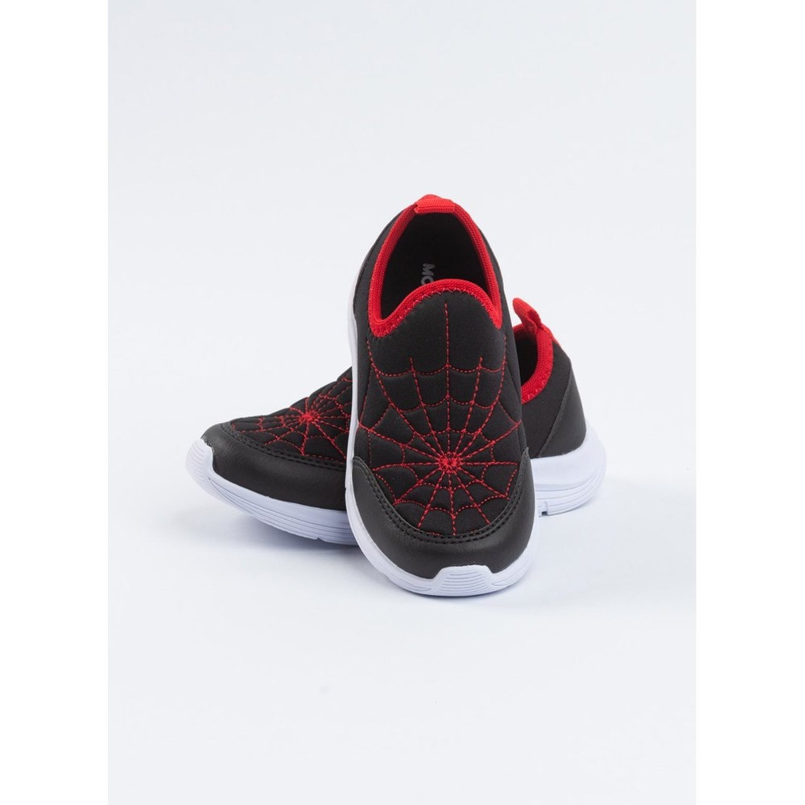 Vista 2 Infantil - Tênis Molekada Menino Preto Slip On Aranha cinza Molekada cinza