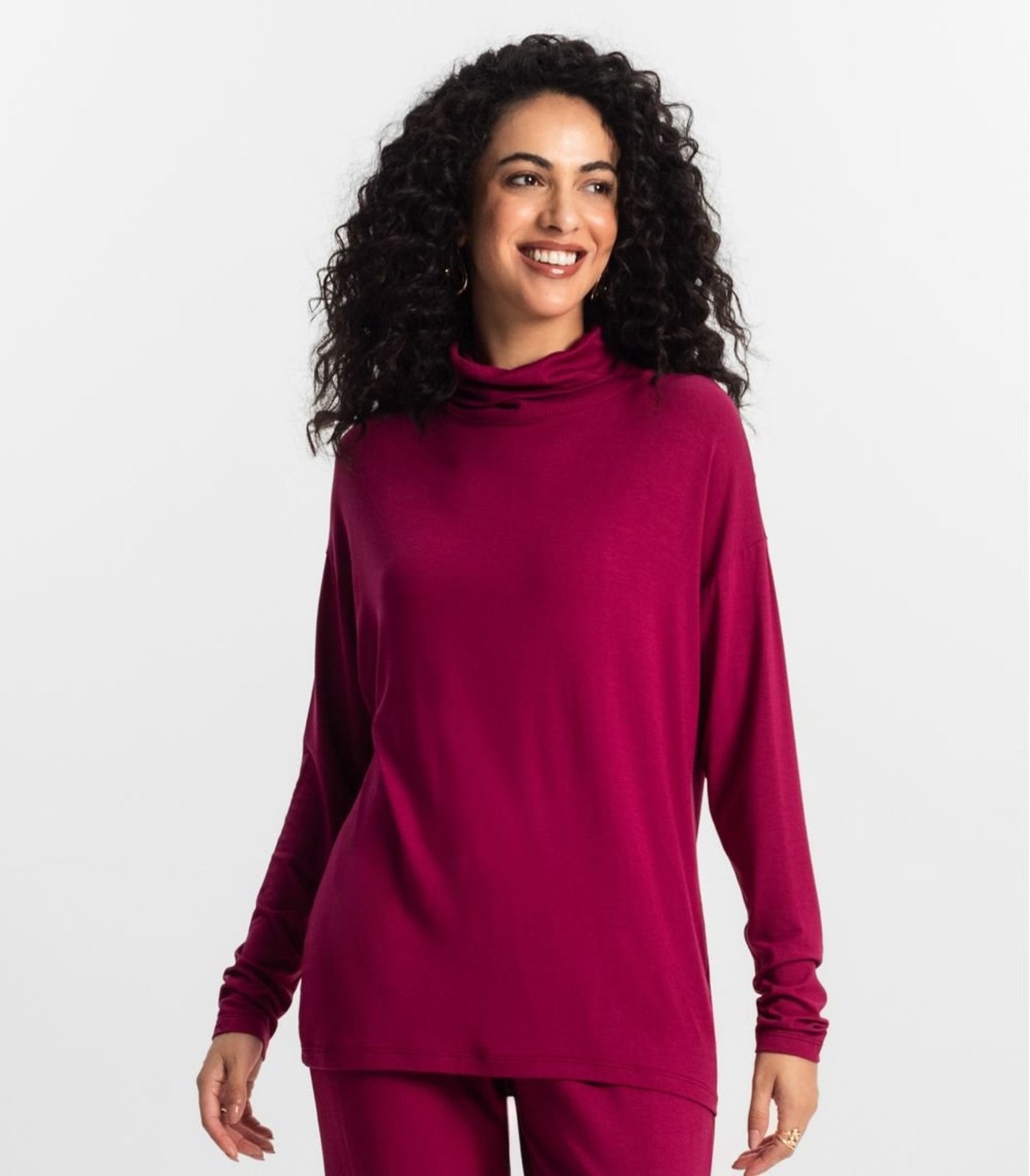 Vista 3 Blusa Manga Longa Feminino Rovitex bege Rovitex bege