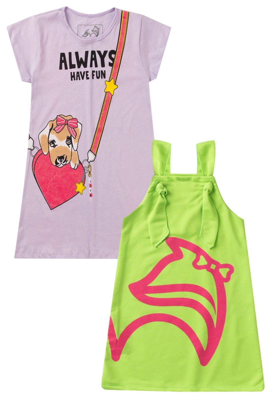 Infantil – Kit 2 Vestidos Verão Menina – Babei