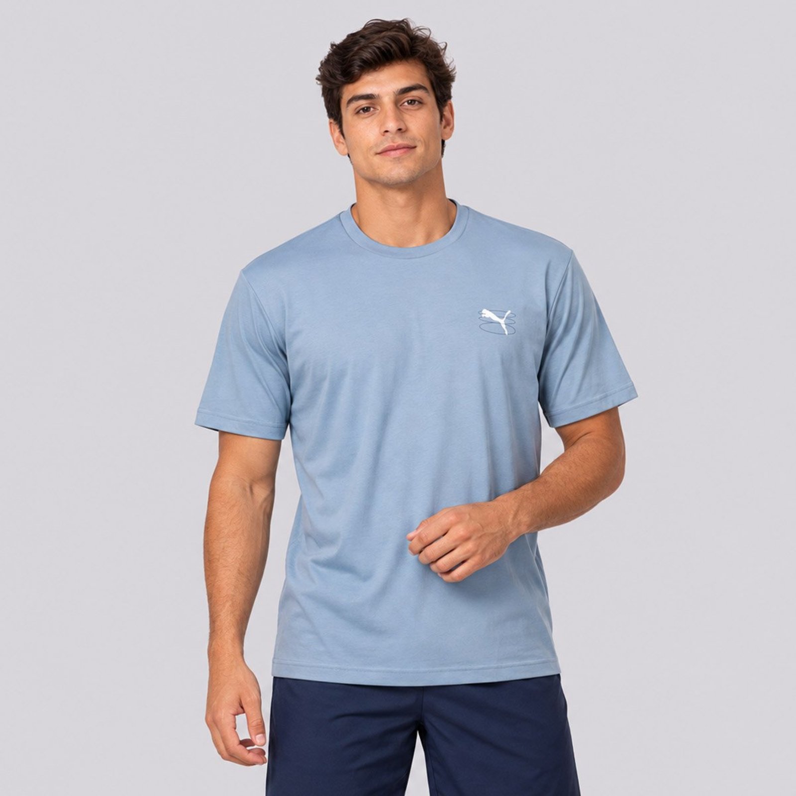Camiseta Puma Graphic Grid Azul