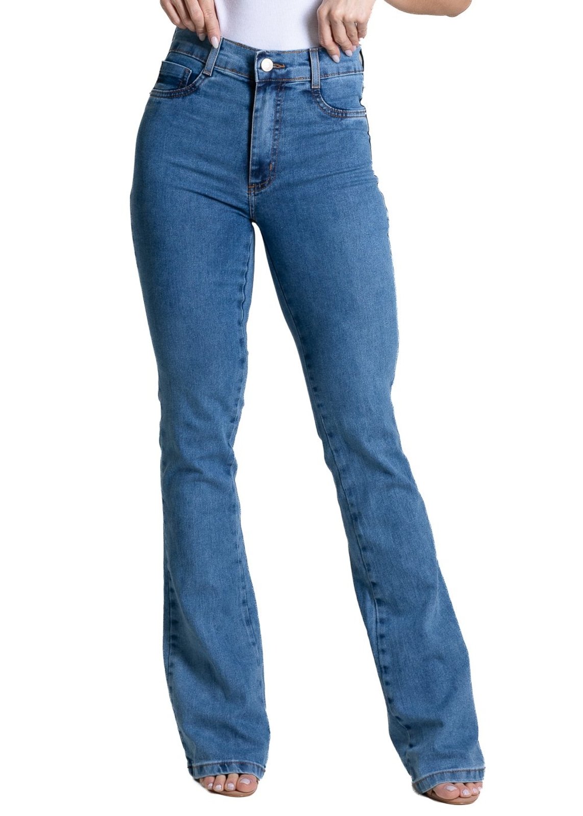 Calça Jeans Sawary Boot Cut - 284492 - Azul - Sawary