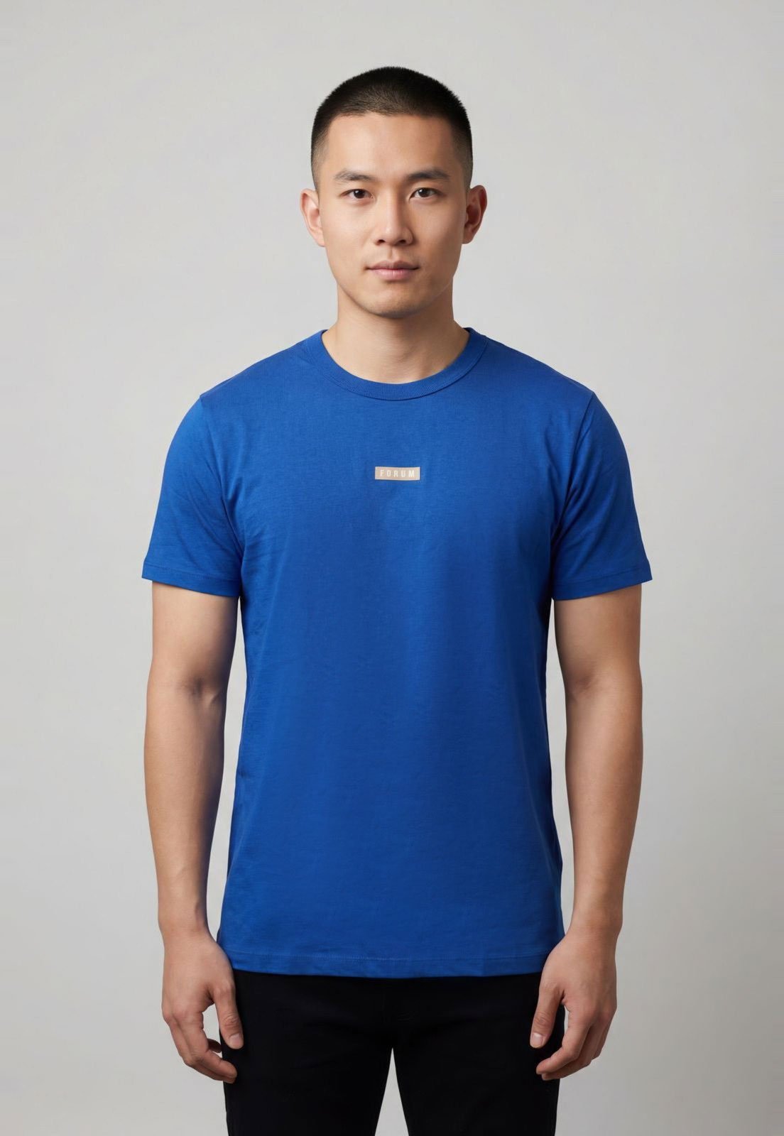 Camiseta Masculina Forum Decote Redondo Azul