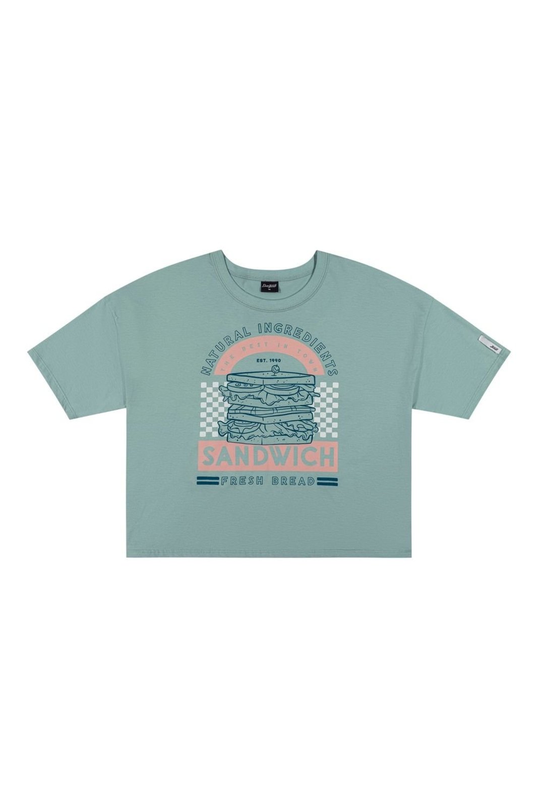 Infantil - Blusa Juvenil Menina Regular Estampada Beats Verde