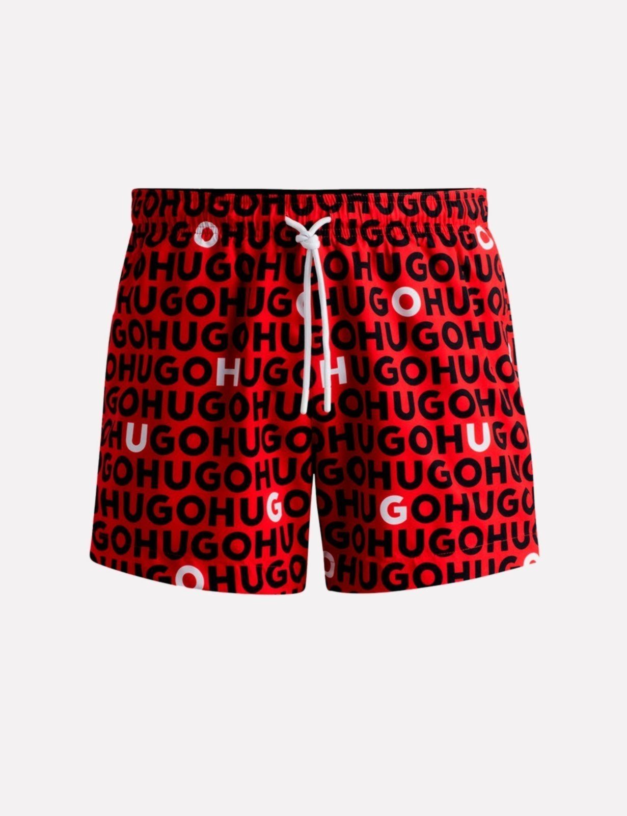 Vista 3 Short Hugo Boss Masculino Regular Tortuga vermelho Hugo Boss vermelho