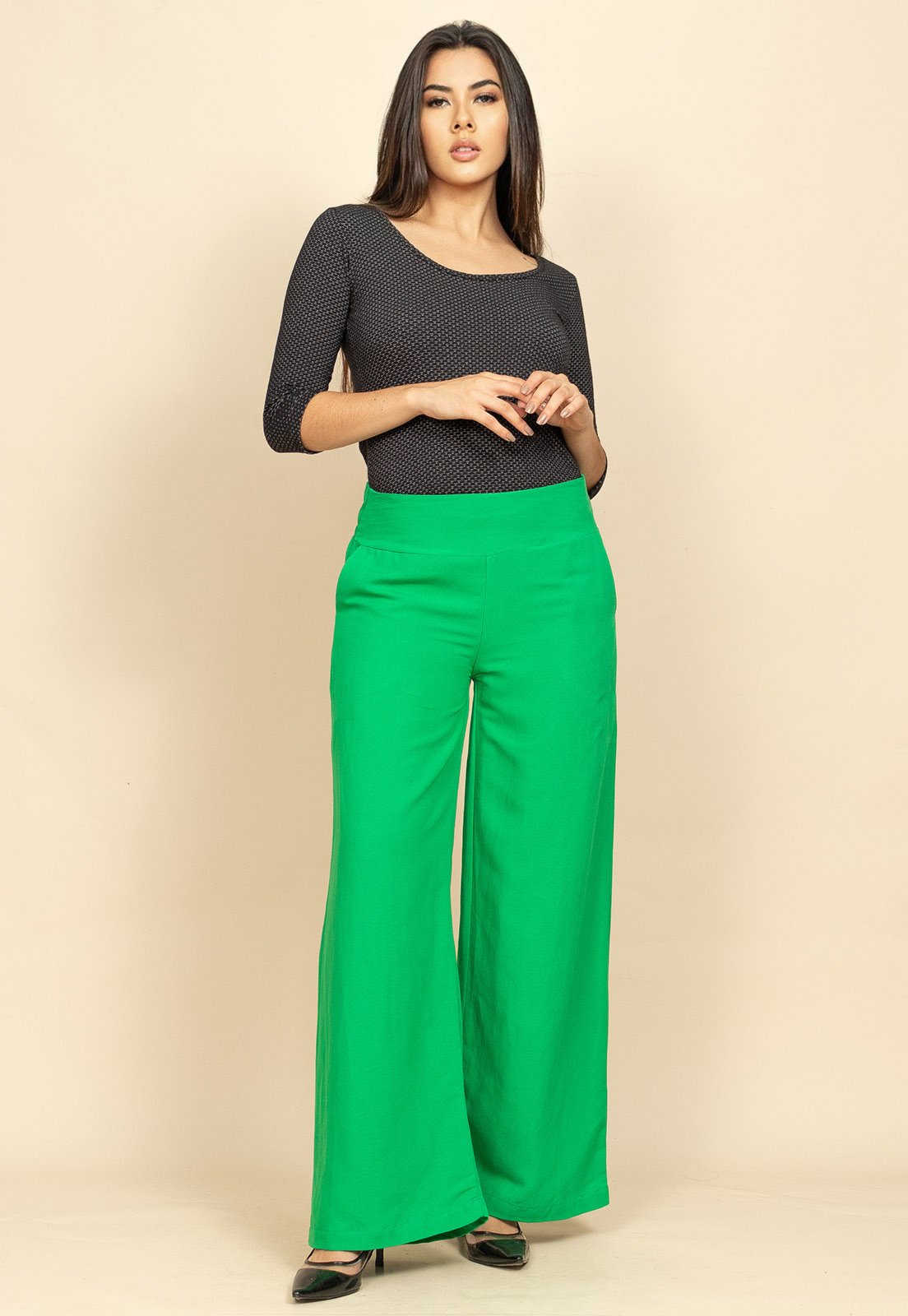 Calça Sapé de Linho Verde Light