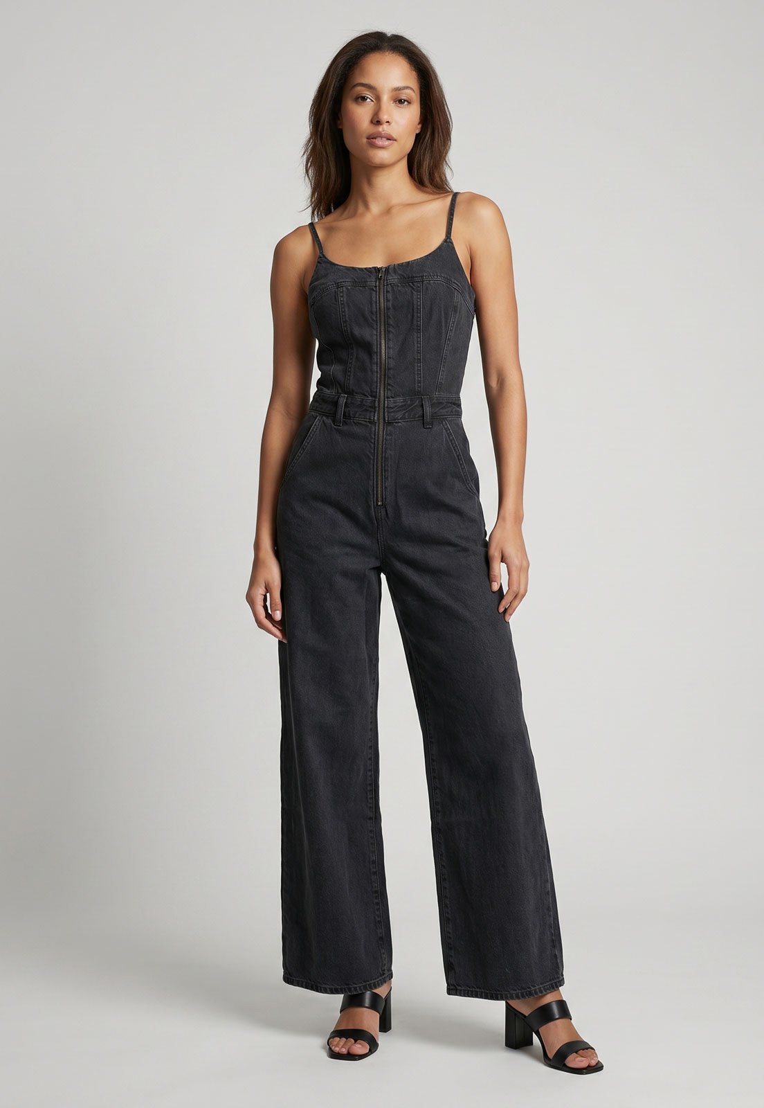 Macacão Feminino Levis Bustier Jumpsuit Preto
