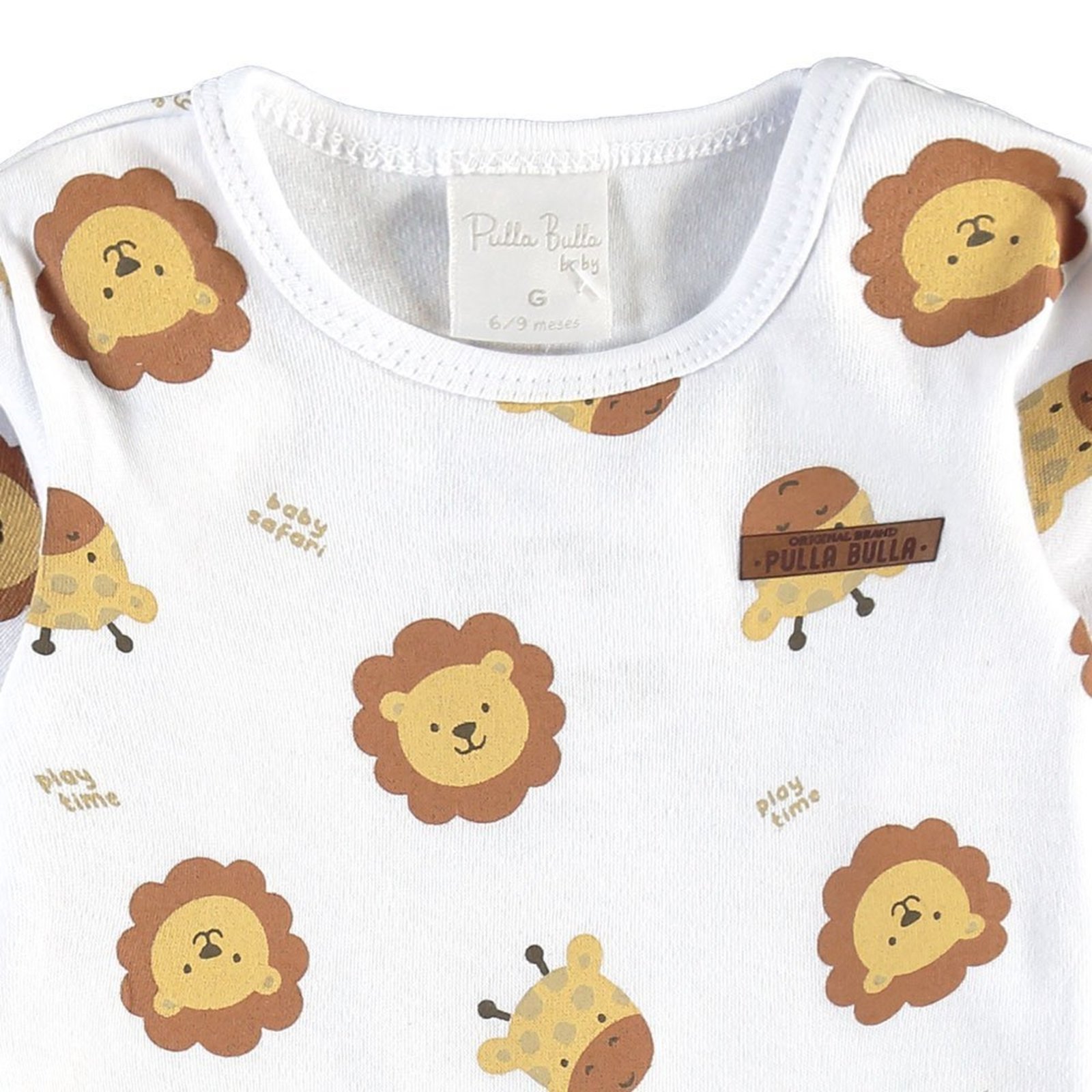 Infantil - Body Branco Pulla Bulla Menino - 55159-3