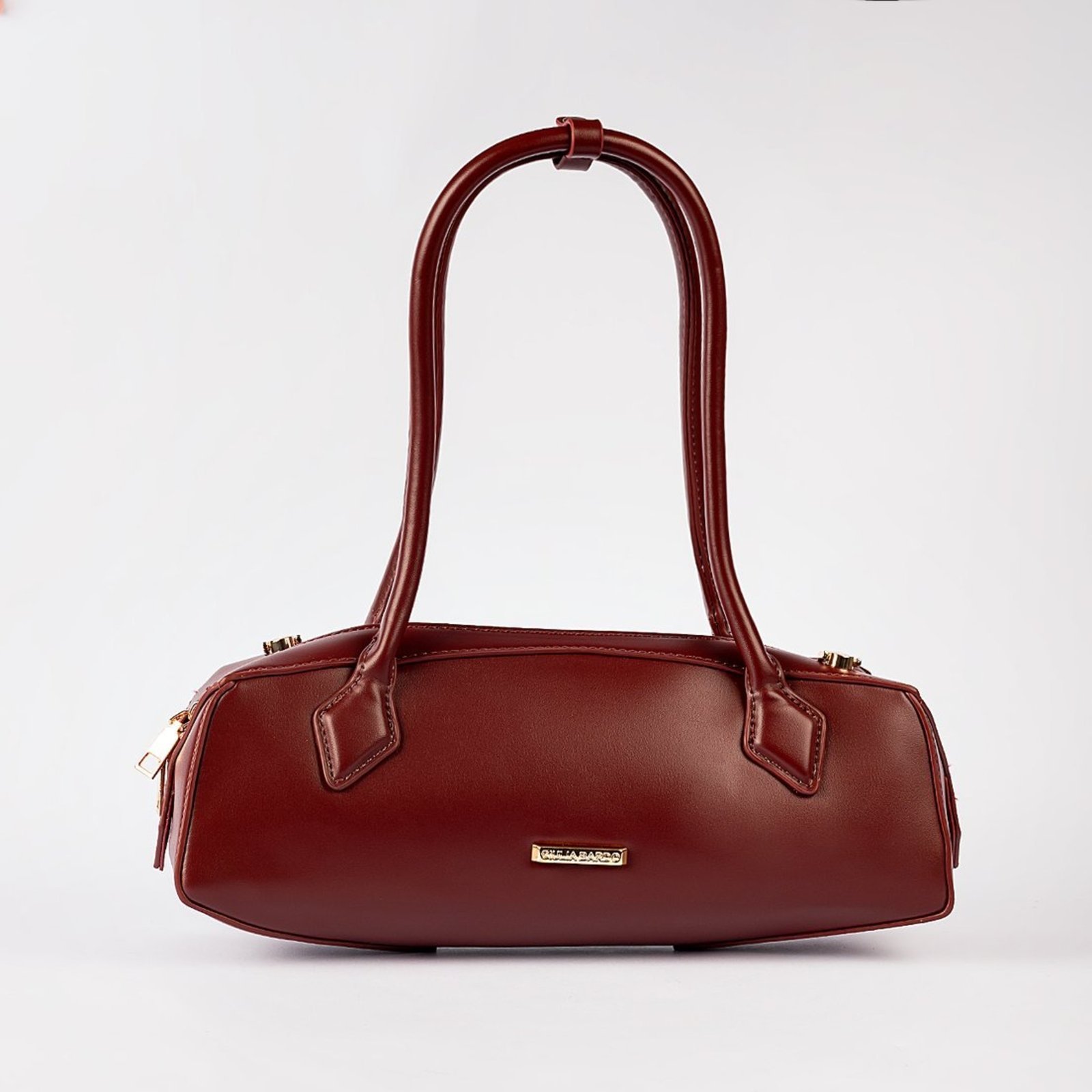 Bolsa Giulia Bardo Shoulder Bag Evellyn Vermelho Escuro