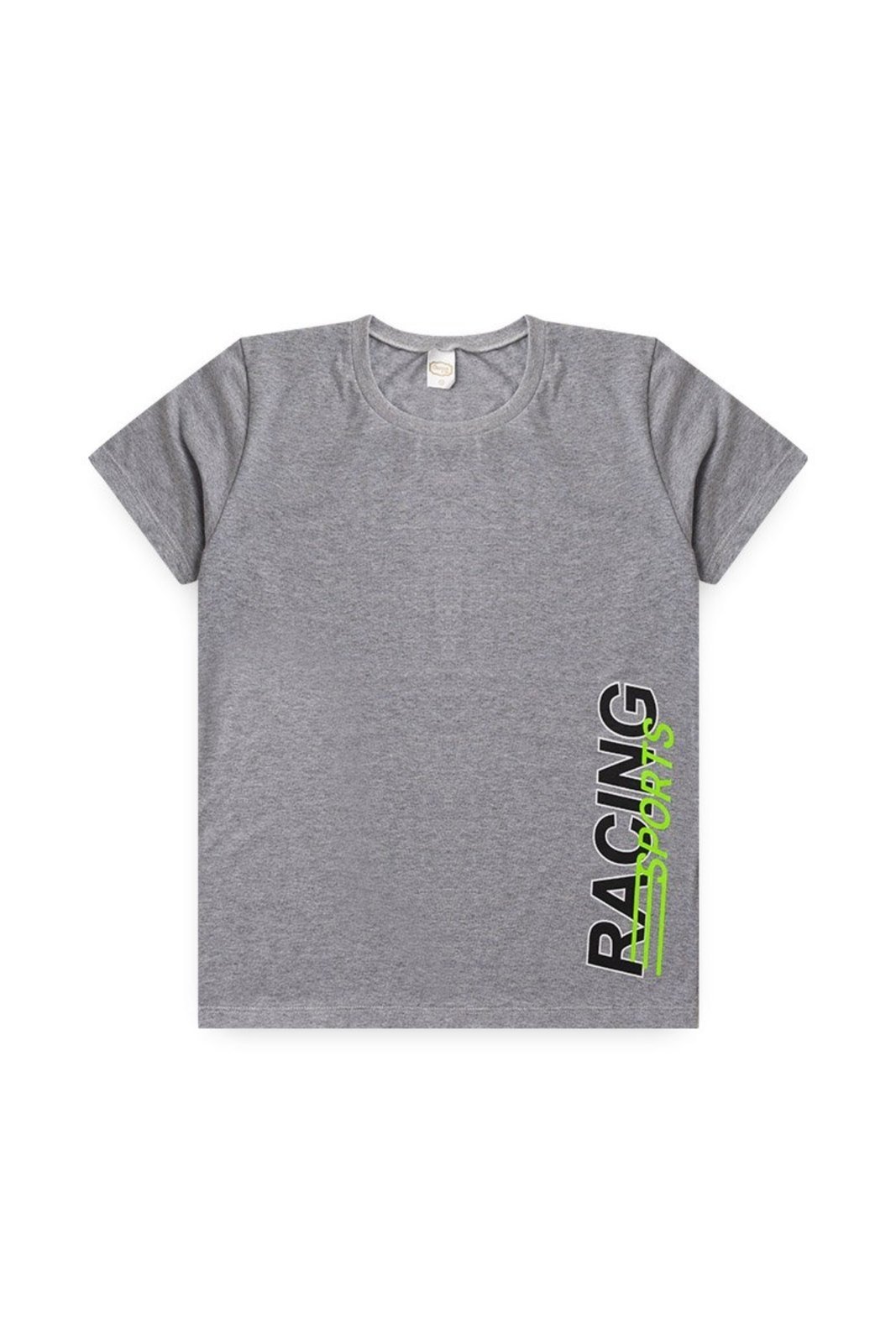 Infantil - Camiseta Meia Malha Juvenil Masculina Racing