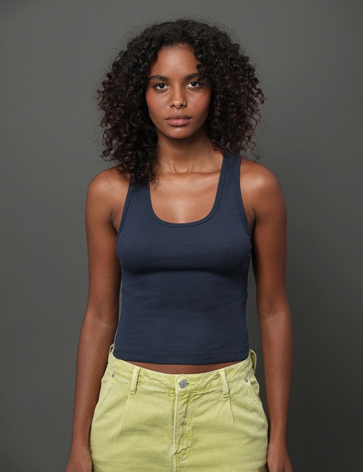 Regata Feminina Nadador Ribana Calvin Klein Jeans – Marinho Calvin Klein Jeans