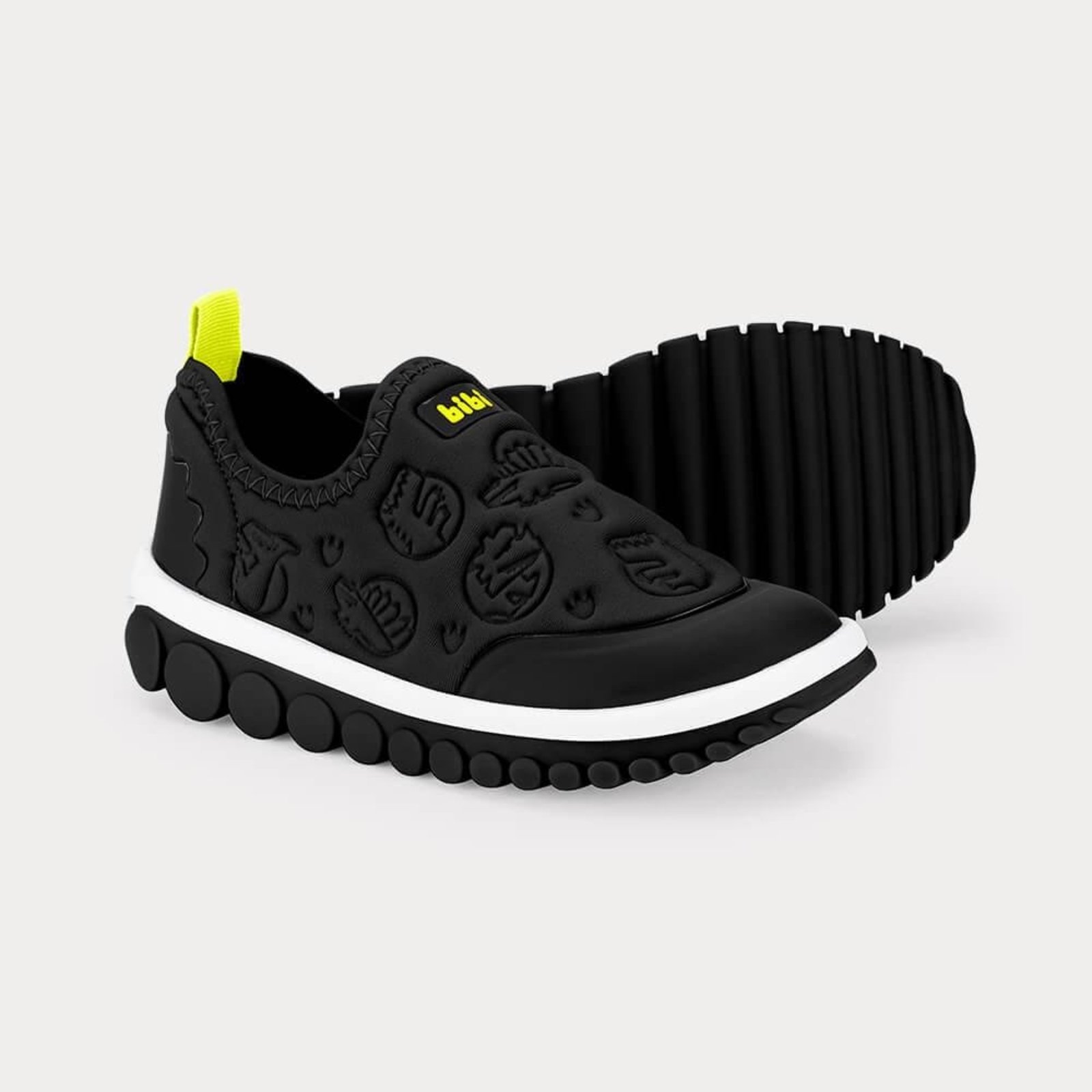 Infantil - Tênis Bibi Roller 2.0 Preto de Dinossauro 1155476 22
