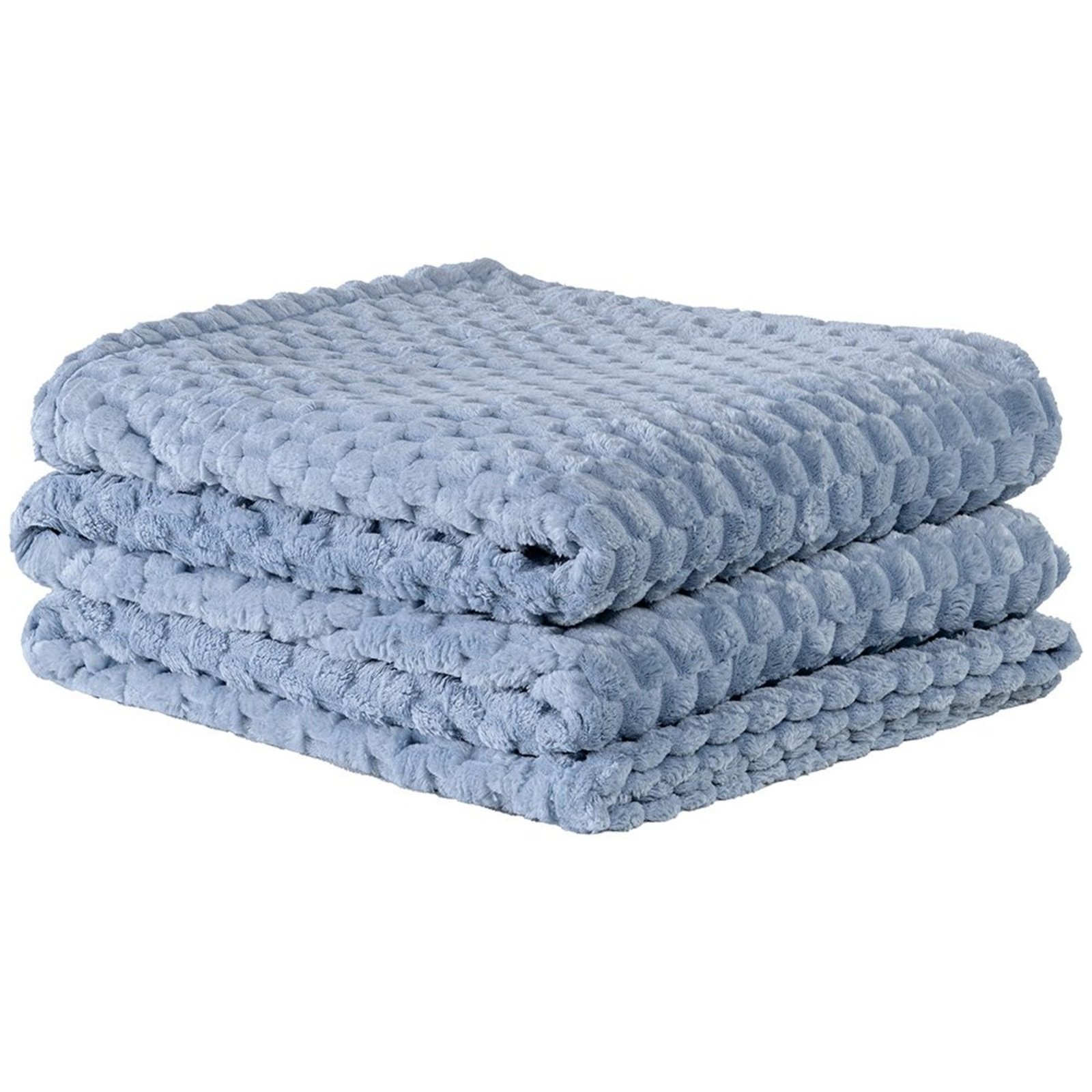 Cobertor Coberta Softlux Queen Ultrasoft Alto Relevo Dupla Face - Mirtilo