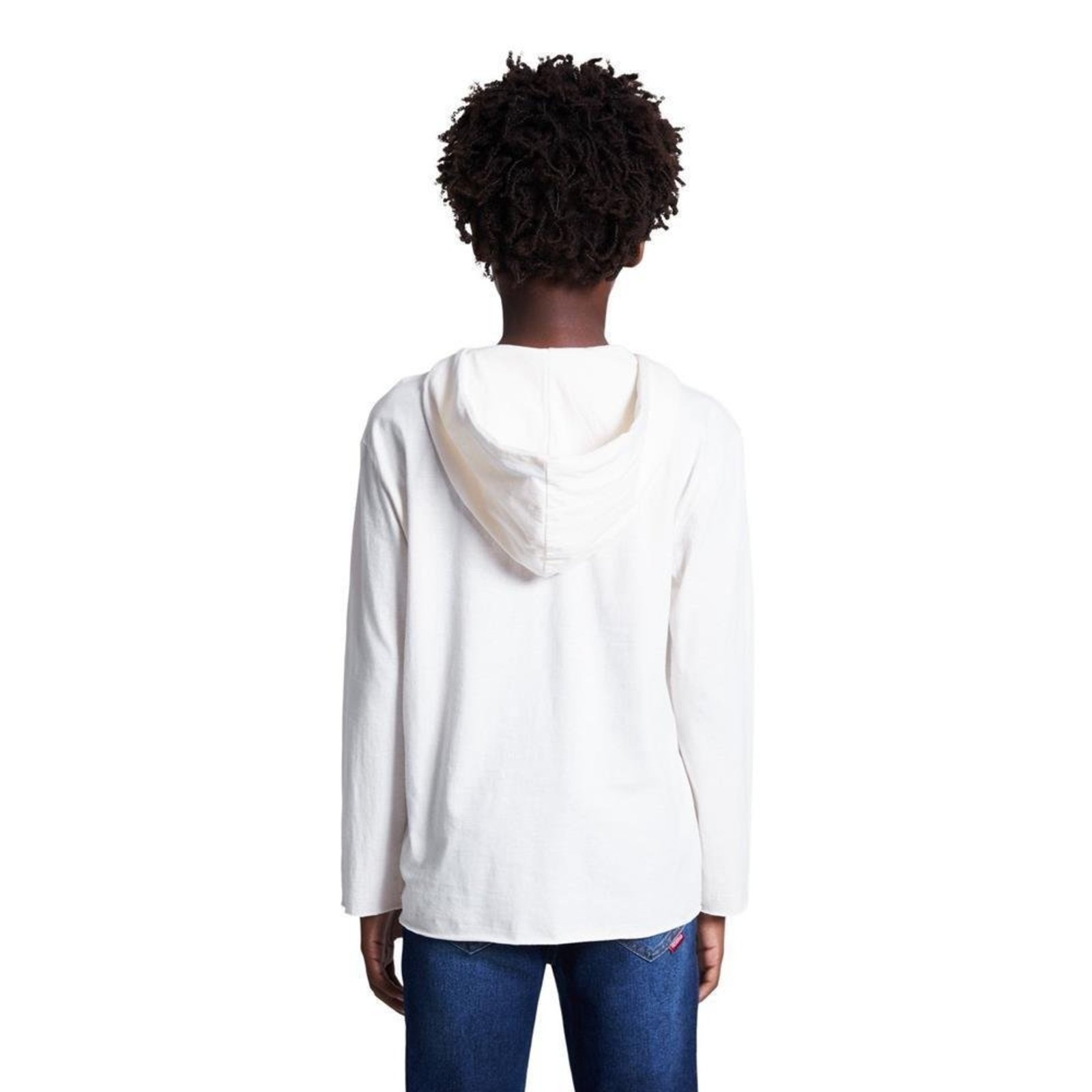 Infantil - Hoodie Pf Fios Reserva Mini Off-white