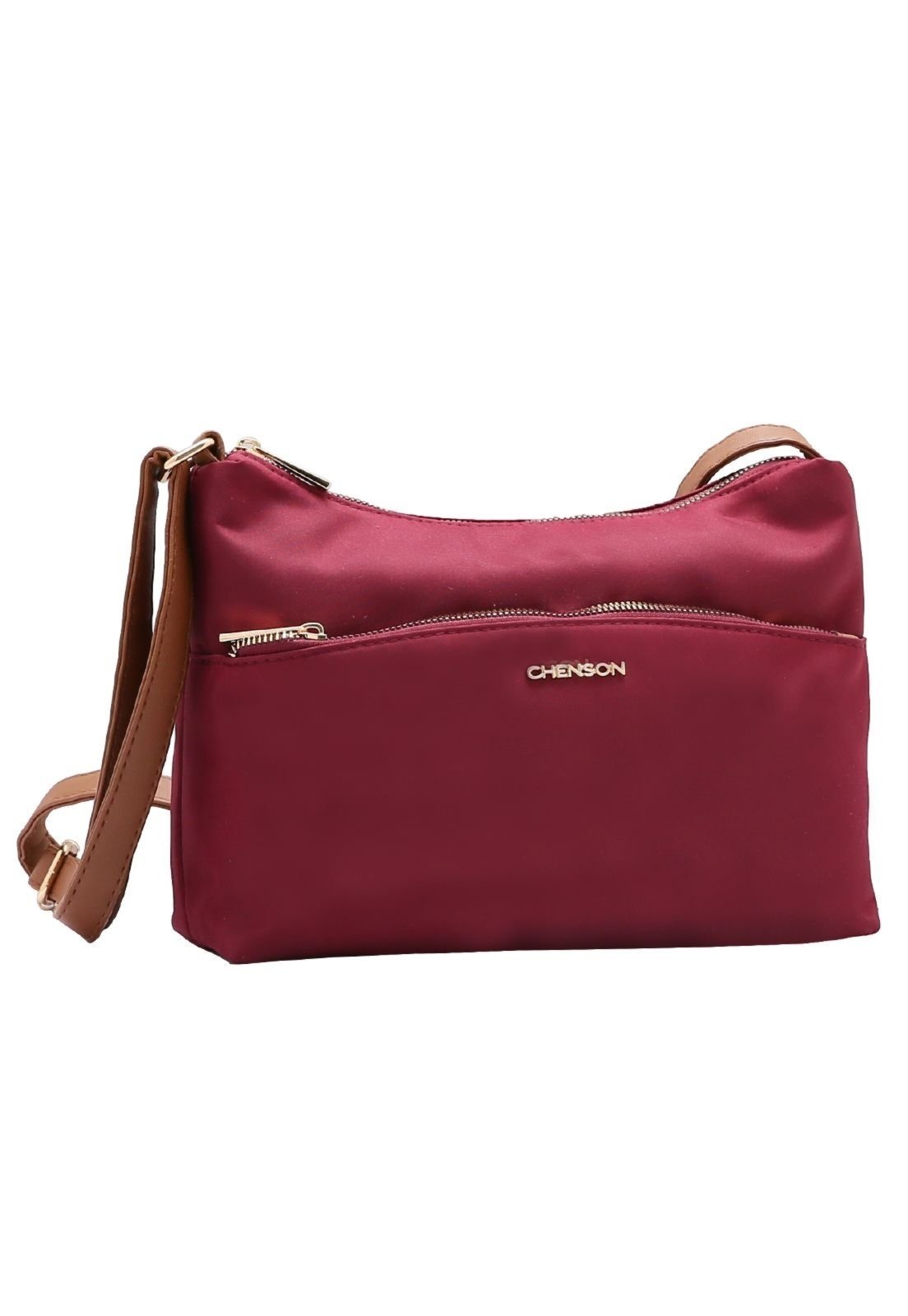 Bolsa Feminina Chenson Microfiber Vinho 3184590