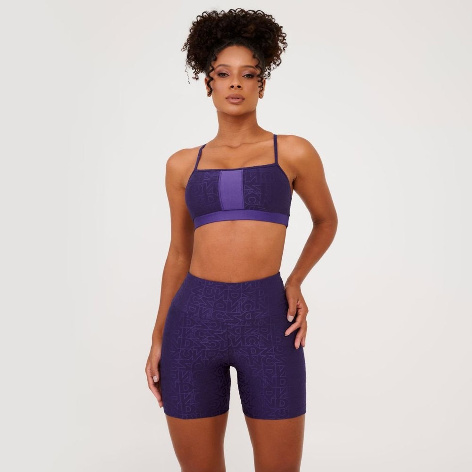 Short j Winner Dnnc Roxo Dubai Texturizado Donna Carioca