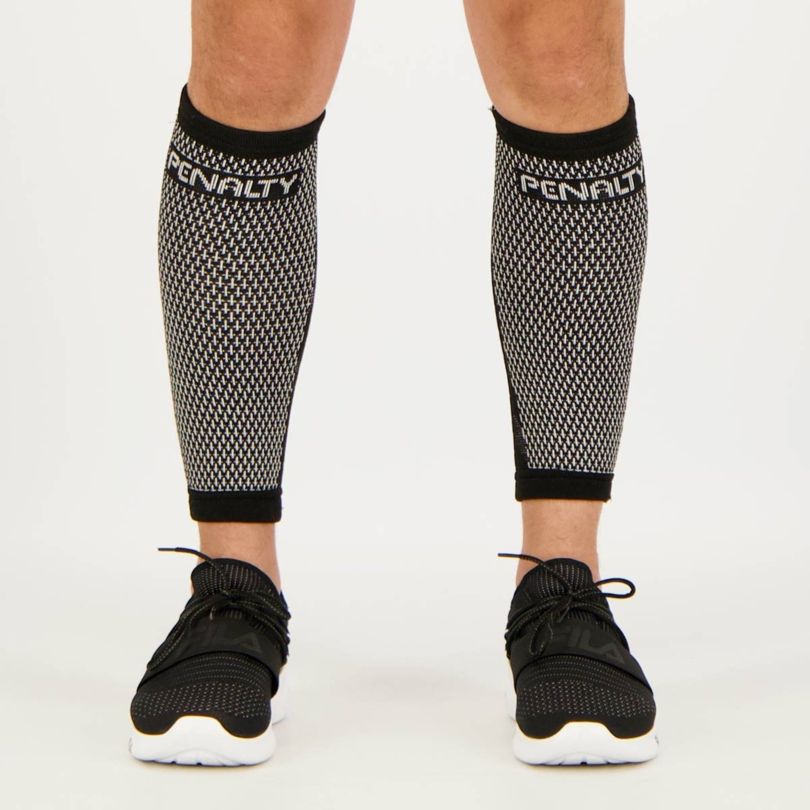 Panturrilheira Penalty Elástica Knit Preta