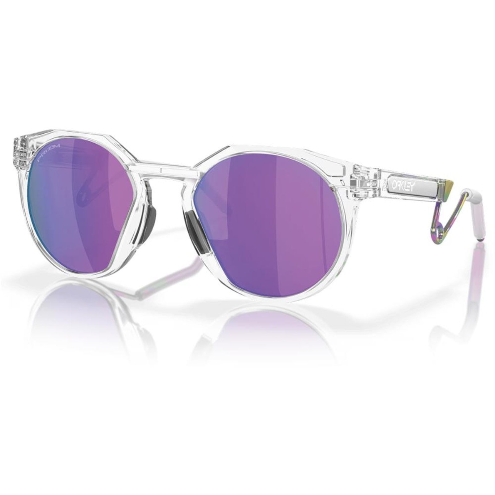 Óculos de Sol Oakley HSTN Metal Matte Clear Prizm Violet