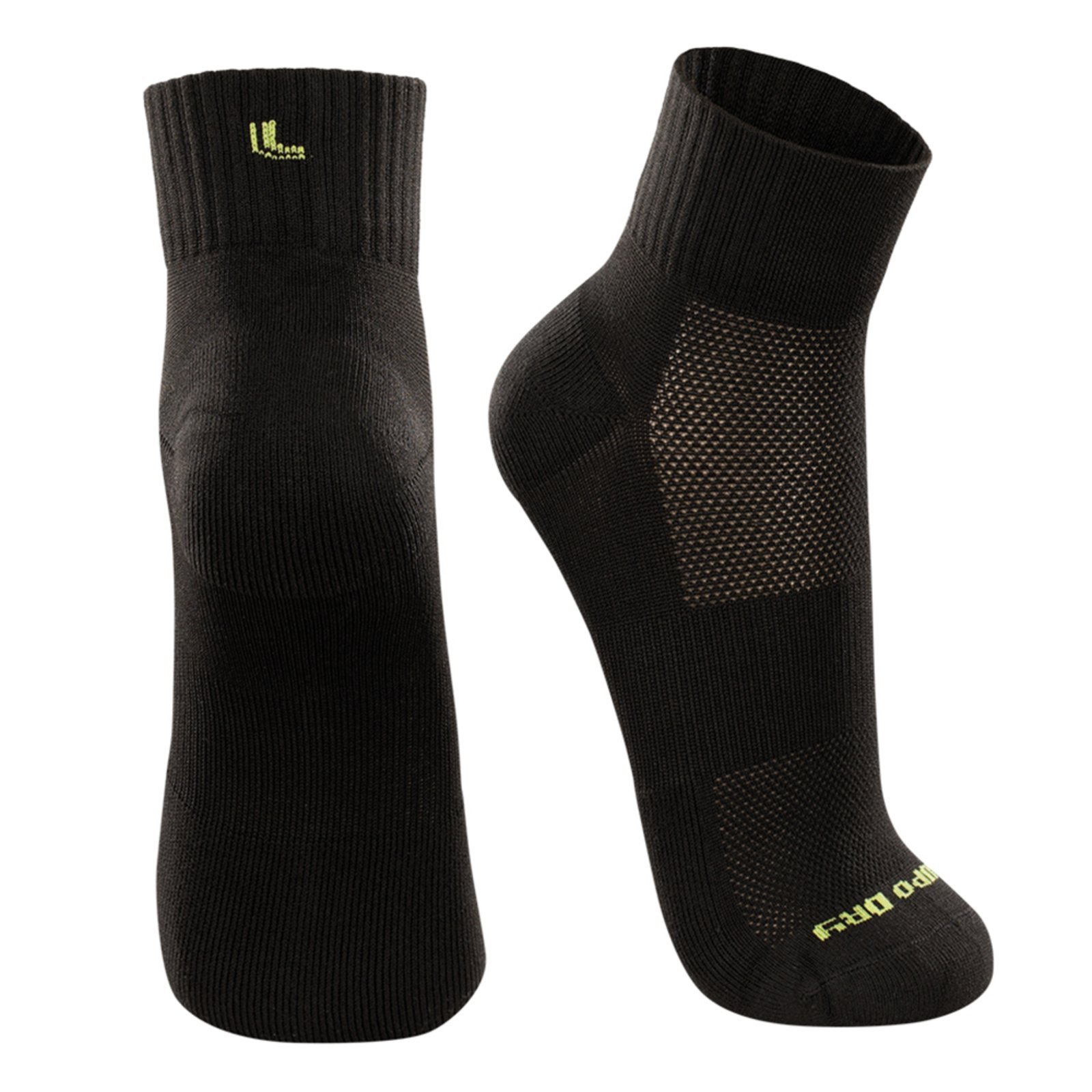 Vista 2 Meia Cano Médio Lupo Performance Dry Anatômica 03360 preto Lupo preto