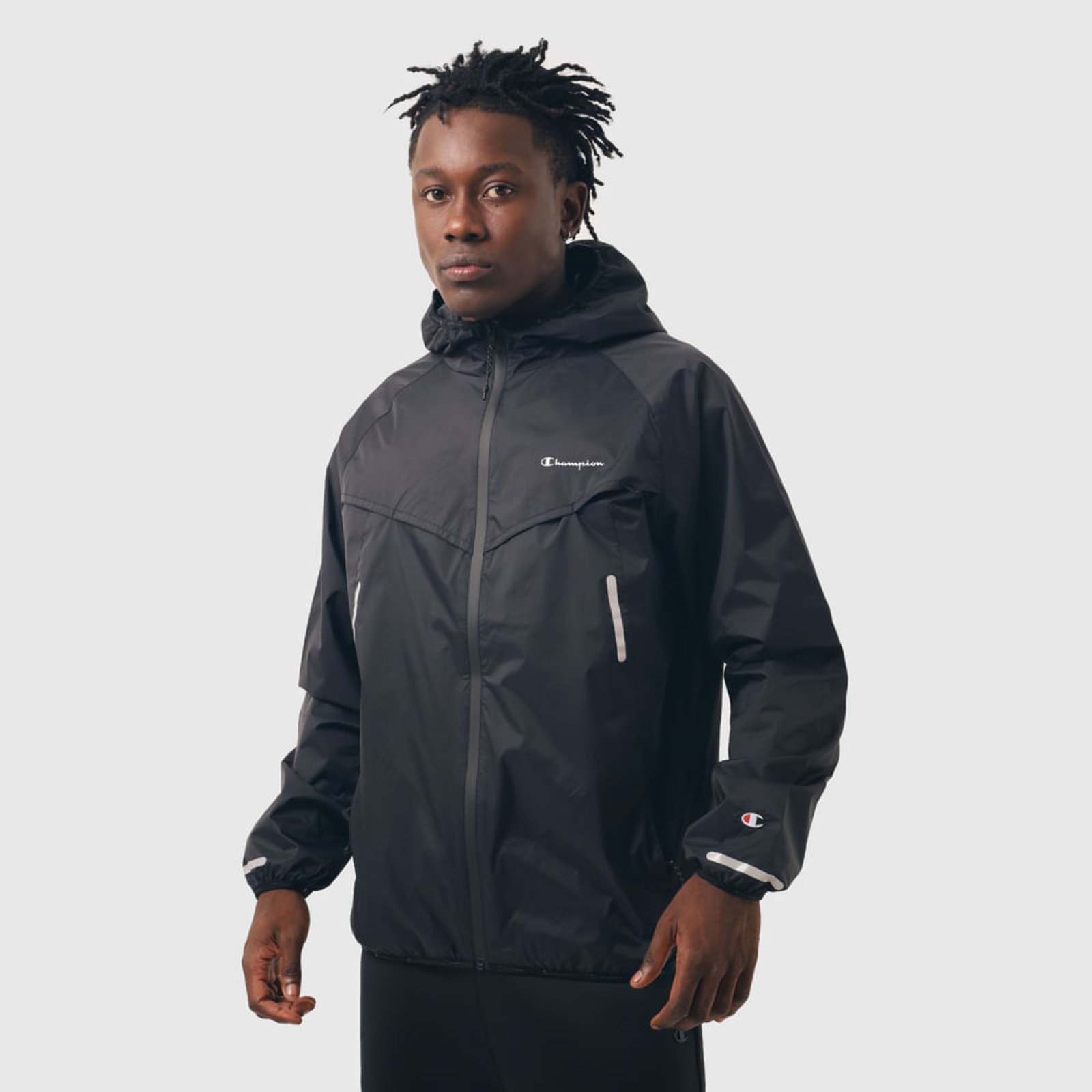 JAQUETA CHAMPION ACTIVE LIGHT JACKET MINI SCRIPT LOGO