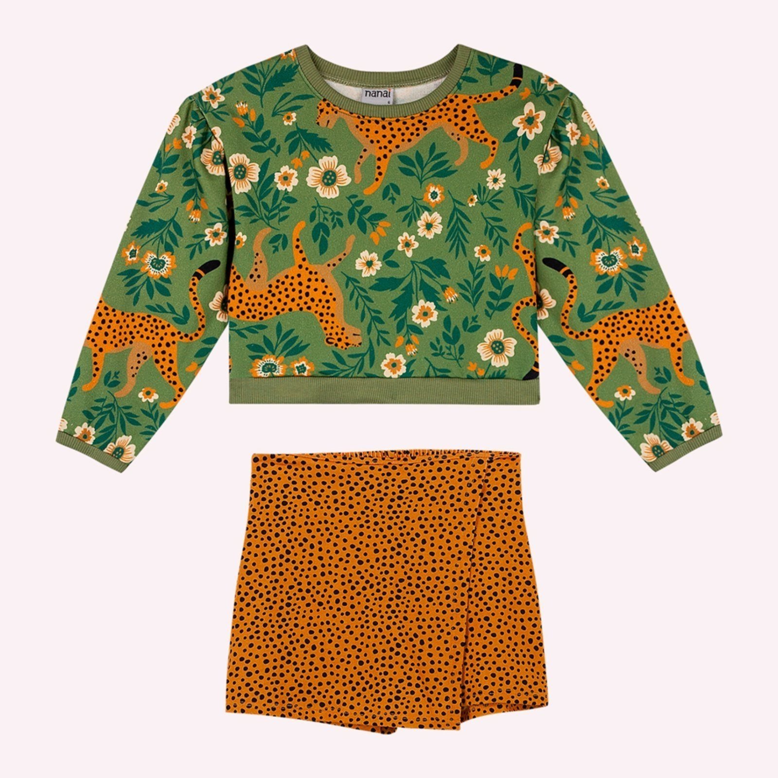 Infantil - Conjunto Menina Onças Nanai
