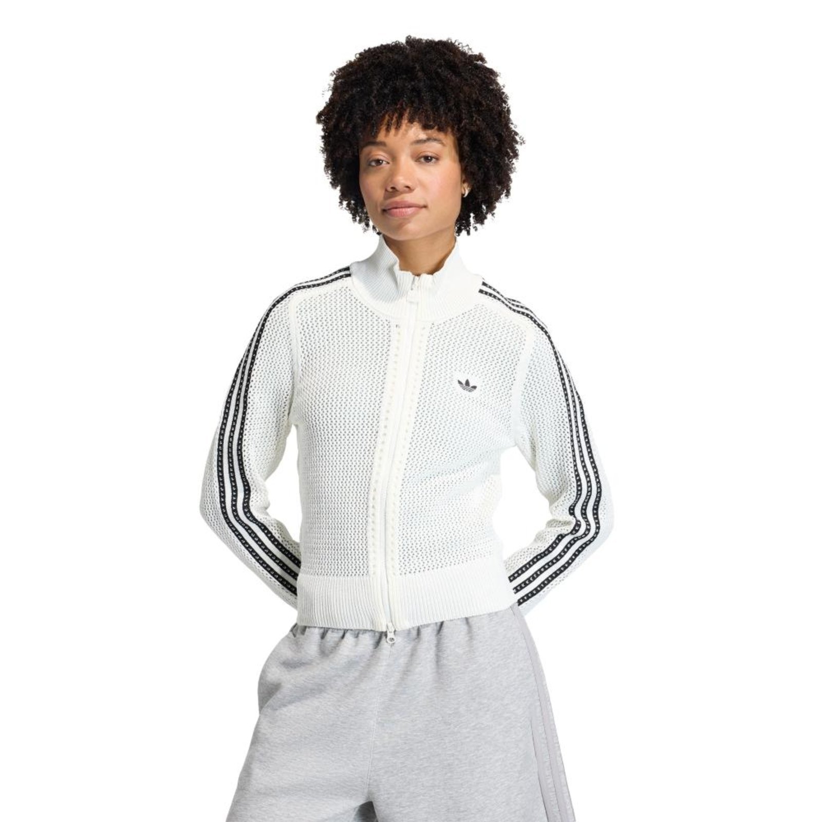 JAQUETA CROCHÊ FIREBIRD TRACK TOP adidas Originals Branco