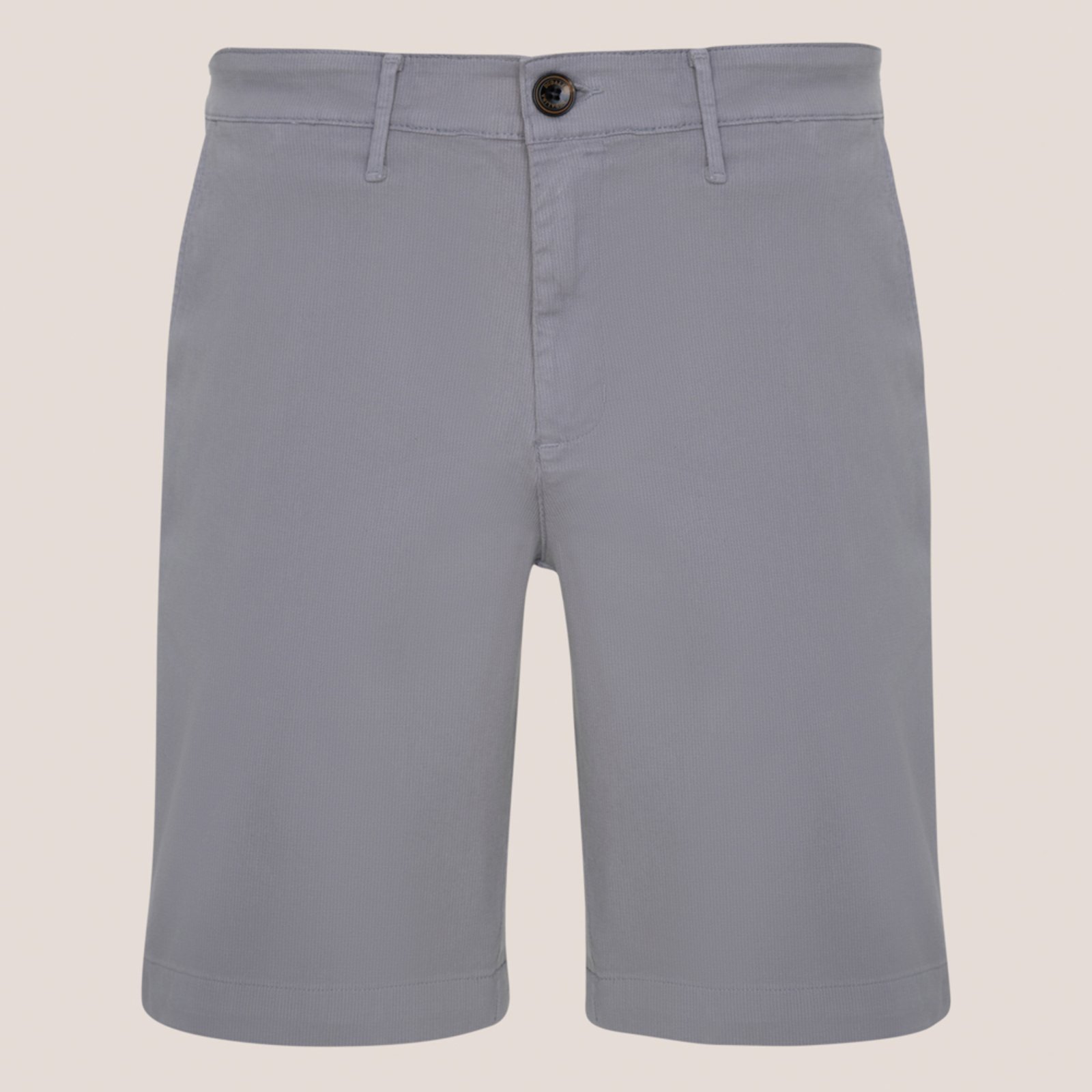 Bermuda Sarja Dudalina Right Pr26 Cinza Claro Masculino