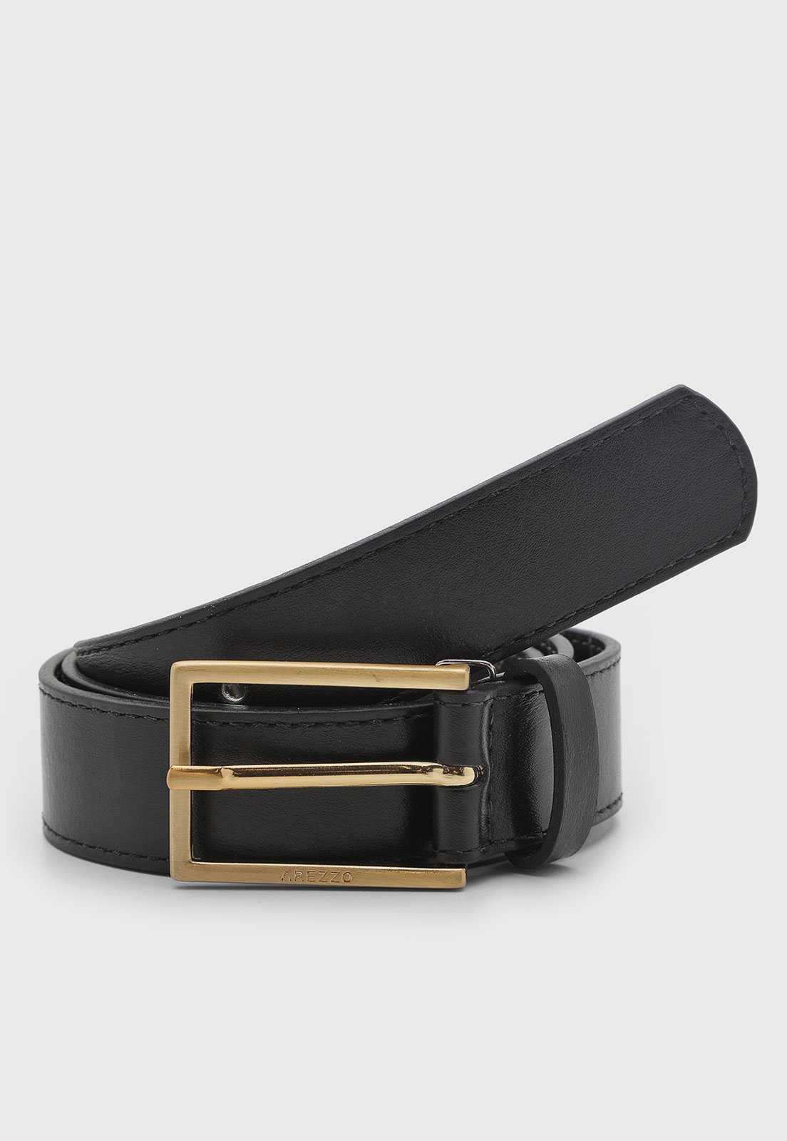 Cinto Feminino Arezzo Couro Preto