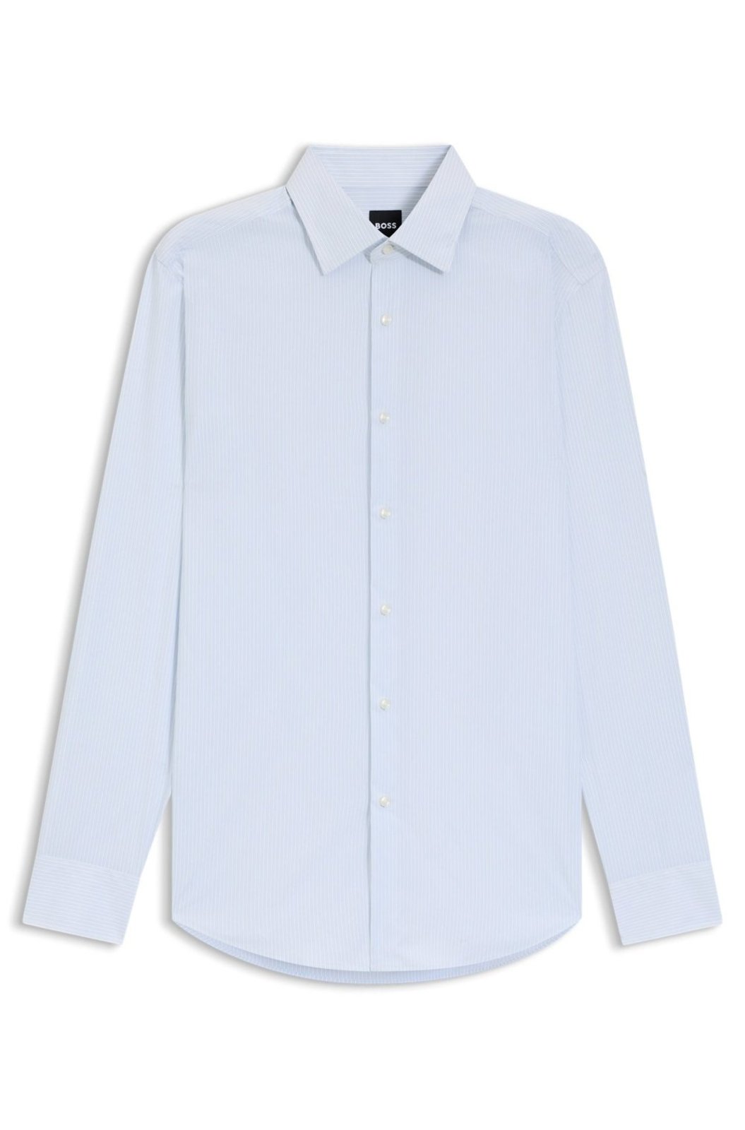 Camisa De Ajuste Slim Em Tecido Elástico De Alto Desempenho