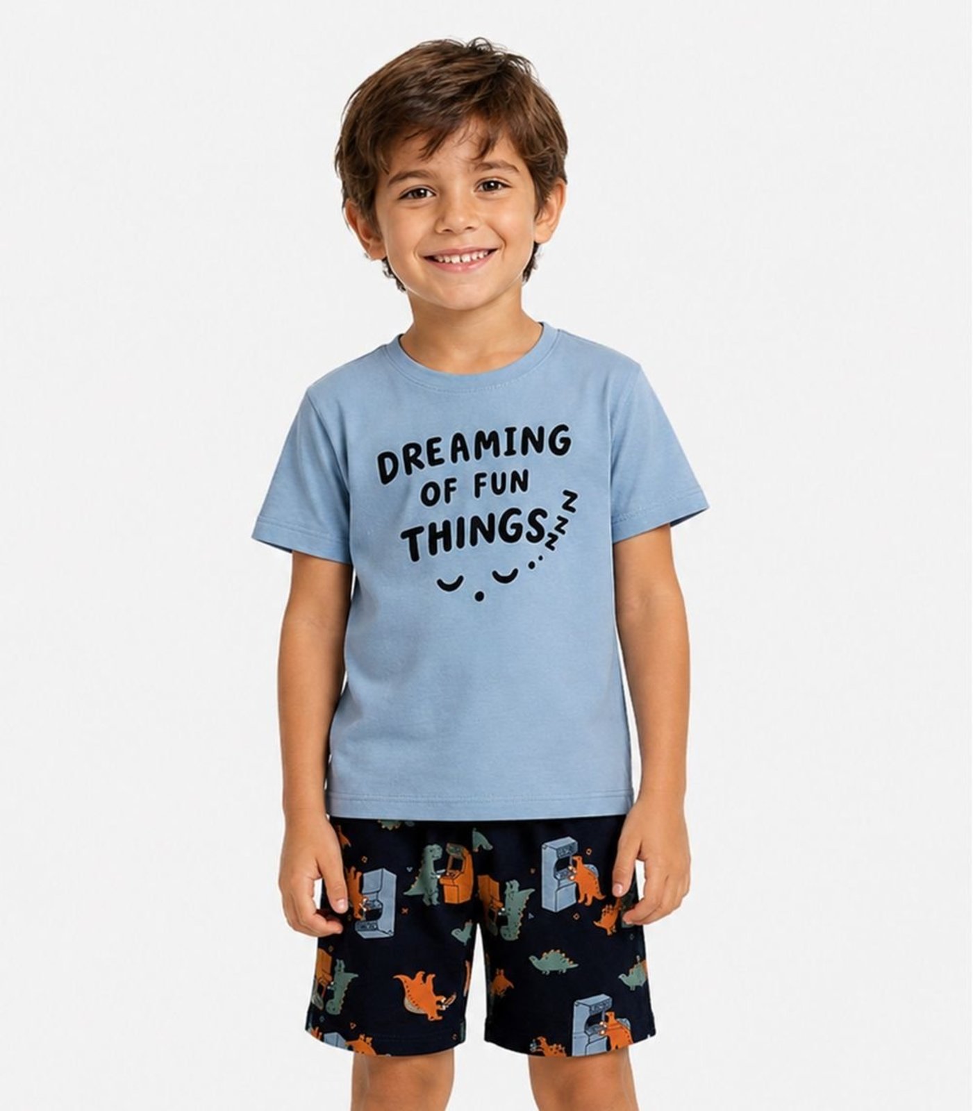 Pijama Masculino Select Cinza
